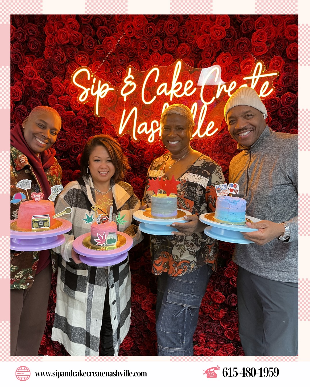 Sweet moments are even better when shared! At Sip & Cake Create Nashville, every cake tells a story of laughter, creativity, and connection.
From colorful designs to unforgettable memories, this is where friends and family come together to celebrate lifeโs little joys. No experience needed โ just bring your smile and your imagination.
Leave with a masterpiece in your hands and happiness in your heart. Book your session today and turn ordinary moments into delicious memories worth celebrating forever.
.
.
๐ณ๐๐๐๐ ๐ด๐๐๐ ๐๐ป ๐ณ๐๐๐ ๐๐ ๐๐๐ ๐ฉ๐๐๐
๐ญ๐๐๐๐๐ ๐๐ ๐๐ป @sipandcakecreatenashville
.
.
#sipandcakecreatenashville #CakeArt #CakeDesign #CreativeBaking #CakeDecoratingFun #BakeAndCreate #EdibleArt #CakeTime #BakersOfInstagram #NashvilleEvents #SweetCreations #CakeStudio #CreateAndCelebrate #CustomCakes #CakeInspiration #SweetMoments #BakingExperience #CakeDecorators #FunWithFrosting #YourCakeYourArt