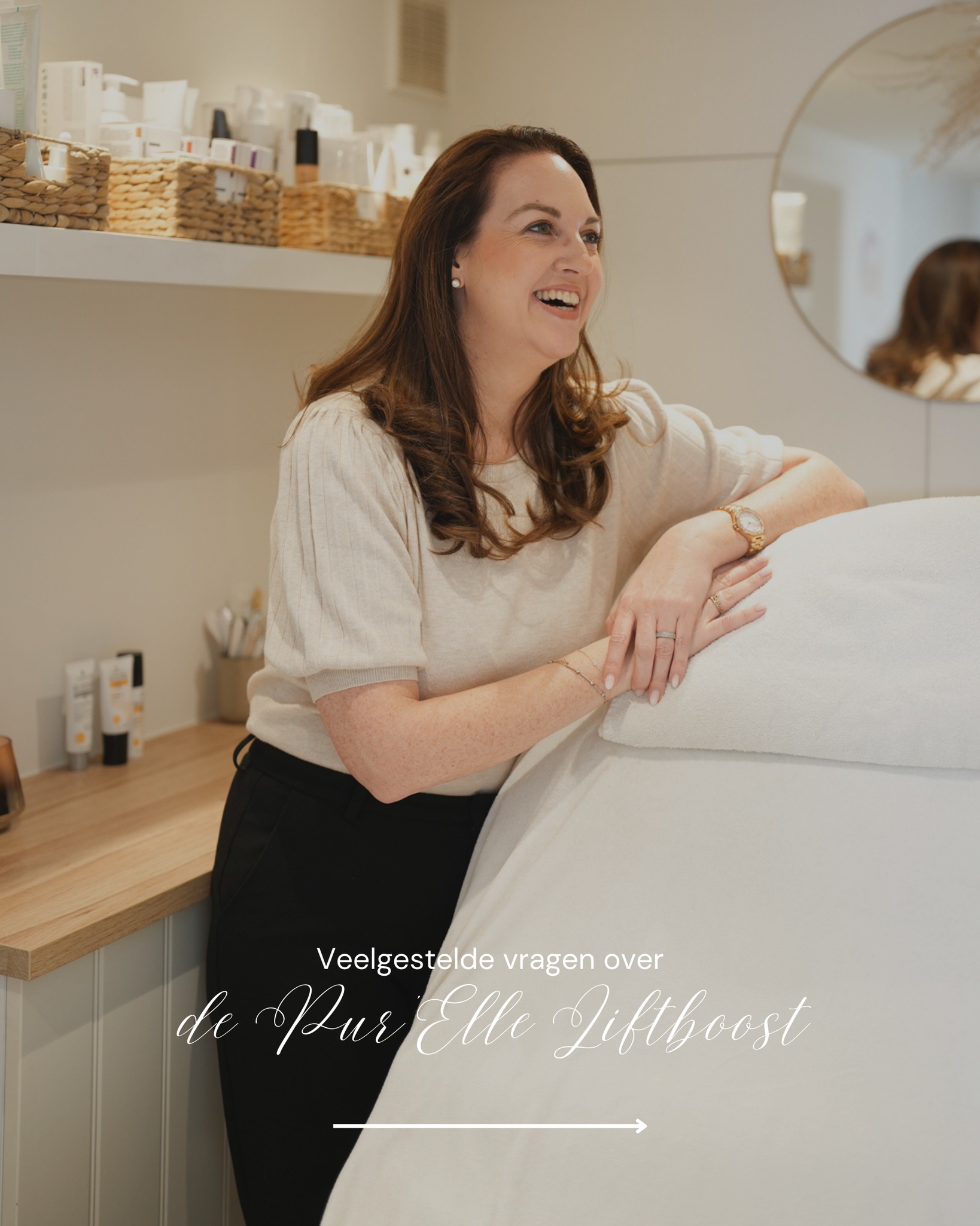 LIFTBOOST FAQ’s! 💖
Onze exclusieve Liftboost-behandeling roept vaak dezelfde vragen op. Daarom maakte ik een carrousel met de meest gestelde vragen én antwoorden!
Heb je daarnaast nog specifieke vragen, of wil je weten of de Liftboost ook voor jou geschikt is?
Stuur me gerust een privéberichtje. Ik beantwoord je vragen met veel plezier.
Liefs, Lien 💛
Veel liefs,
Lien
Pur’elle Huidinstituut
☎️ 0494 58 65 50
📩 info@purelle.be
🌍 www.purelle.be