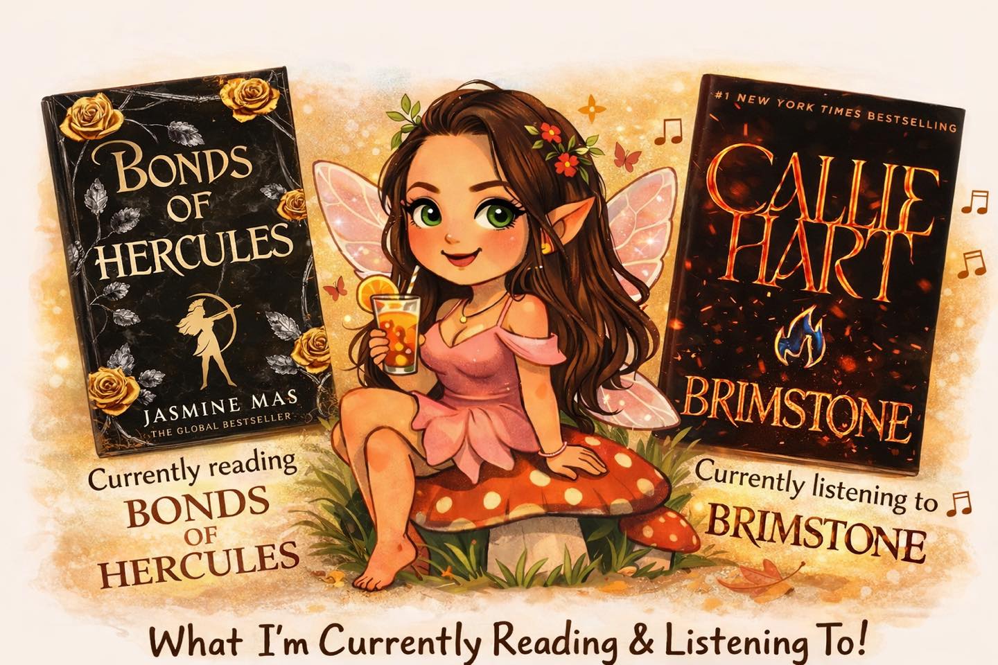✨ What I’m currently reading & listening to ✨
📖 Reading: Bonds of Hercules — dark, addictive, and absolutely unhinged in the best way. The tension? Immaculate. The power plays? Obsessed.
🎧 Listening to: Brimstone — and the audio is hitting different. Those fiery vibes + that intensity through headphones? Elite behaviour.
My brain is living in morally grey chaos and I’m not coming back anytime soon. 🖤🔥
What are you currently reading or listening to?
#CurrentlyReading #CurrentlyListening #FantasyRomance #DarkRomance #AudiobookAddict #BookishLife #RunesAndRomance