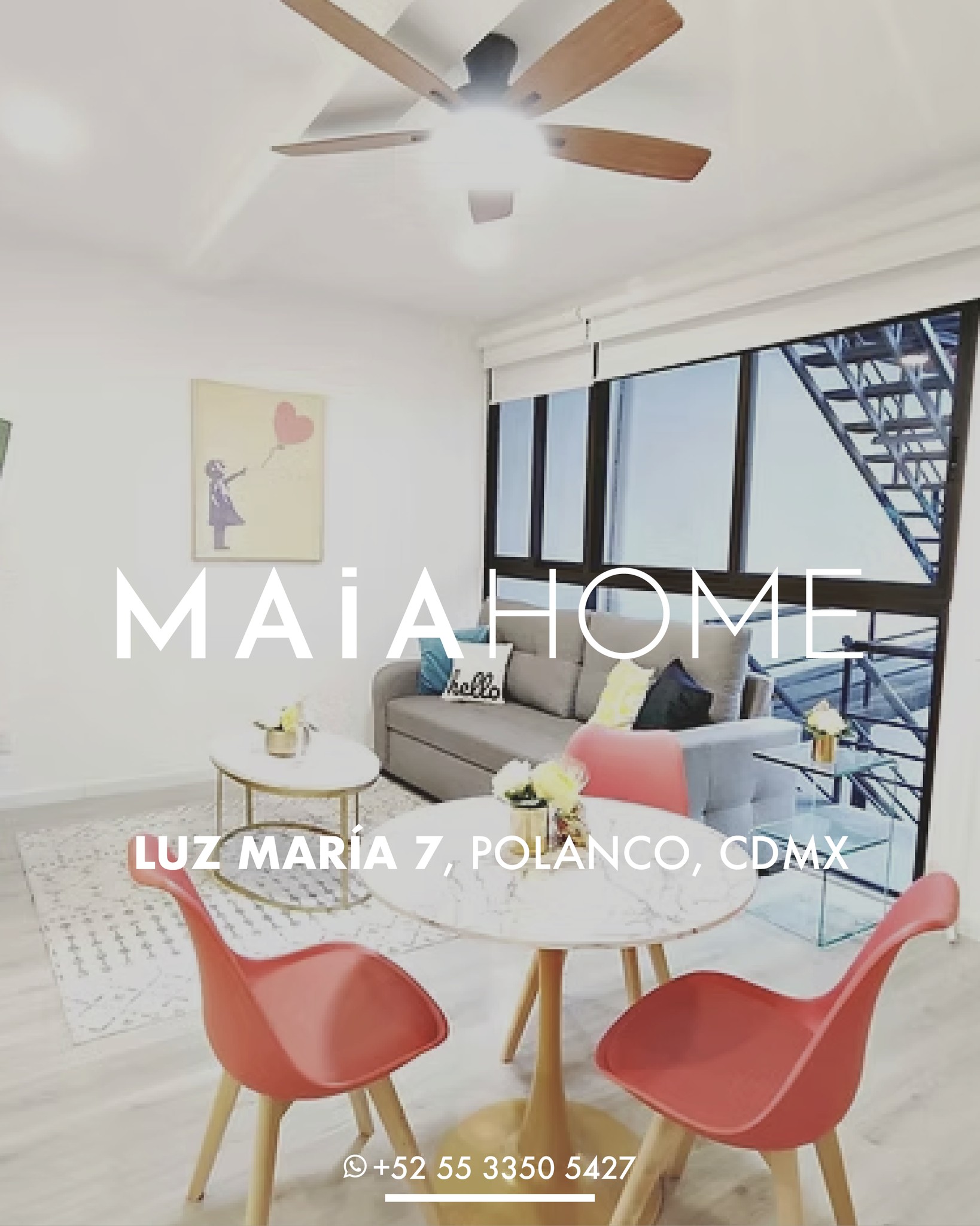 🏙️Si buscas vivir rodeado de la mejor oferta cultural y gastronómica de la CDMX, este es tu lugar. Luz María 7 combina la tranquilidad de un espacio moderno con la energía de la zona más exclusiva de la ciudad.
💫Nuestros depas lo tienen todo.
🔸Departamentos Amueblados
🔸Accesos sin llaves
🔸Wifi alta velocidad
🔸Kit de Bienvenida
🔸Recorrido virtual
💻Reserva tu alojamiento en nuestra página web.
https://www.maiahome.mx
💯Airbnb / Vrbo / Booking.com / Tripadvisor
#Maia #MaiaHome #CorporateHousing #VacacionalRental #Polanco #deluxeapartments #Springtime #Apartments #Departamentos #Airbnb #Vrbo #Booking #Tripadvisor