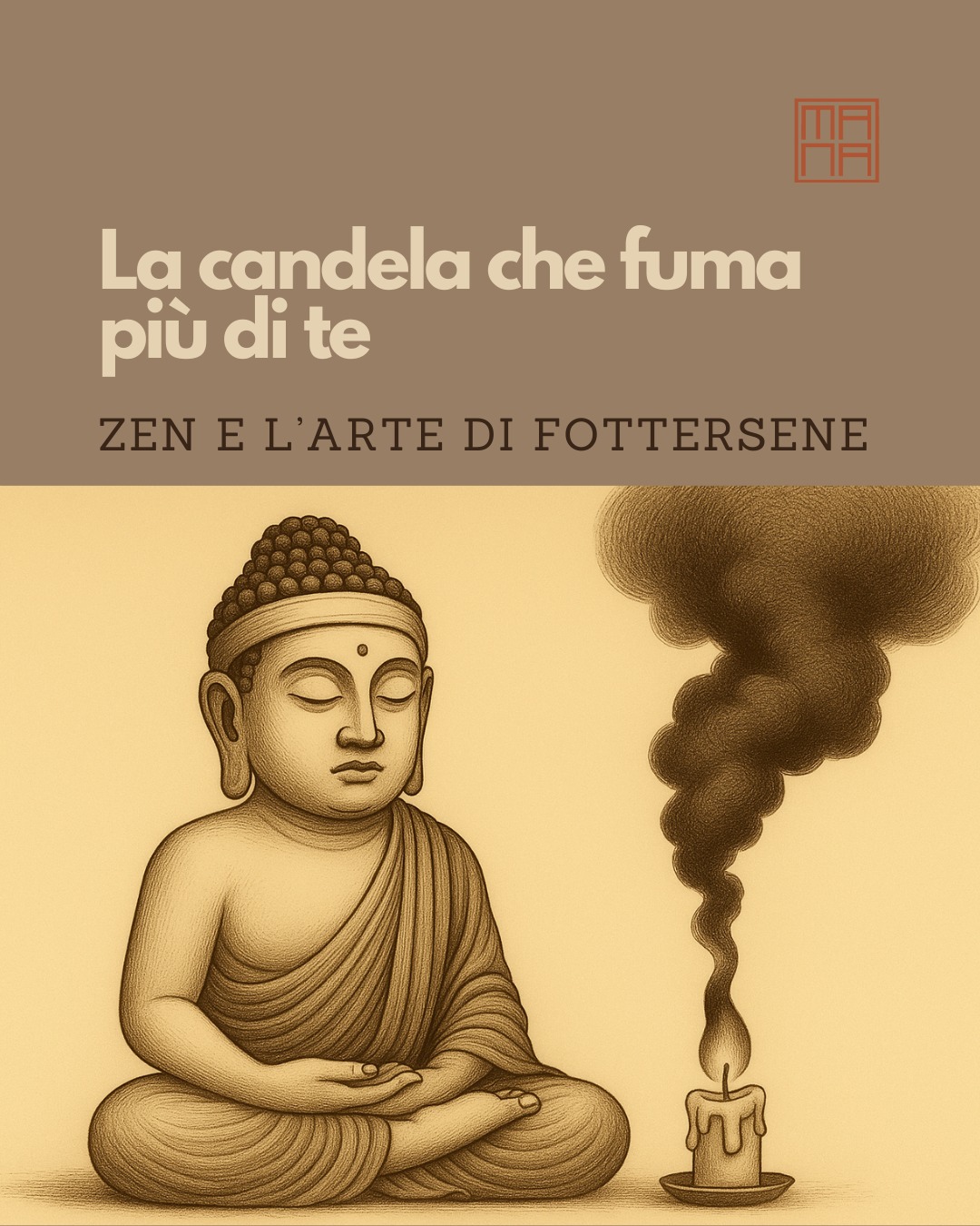 ✨ Accendi la candela con tutta la grazia che meriti.
Vuoi solo un po’ di luce morbida, un’atmosfera quieta, un raggio di pace domestica.
Una cosa semplice, pulita, quasi poetica.
Ma la candela — oggi — ha altri piani.
Invece di illuminarti, fuma come un camion del ’73.
Fa sbuffi neri.
Borbotta.
Sgrana fumo come se stesse vivendo un momento di crisi esistenziale tutta sua.
Tu la guardi con un misto di delusione e stupore.
Lei risponde con un’altra nuvoletta tossica.
La stanza diventa un incrocio tra un rave zen e un camino ostruito.
Il tuo Sé superiore fa finta di non sentire l’odore.
Quello inferiore sta già cercando le recensioni online per capire se hai comprato la candela più problematica della storia.
E tu sei lì, nel mezzo, a chiederti perché perfino gli oggetti dedicati alla pace interiore abbiano bisogno di sfogarsi.
💬 Ti è mai capitato di cercare atmosfera…e trovarti invece in una nebbia che manco Milano a novembre? Mandami una GIF della tua candela emo.
👉 La pratica spesso arriva anche da qui: da un oggetto che esagera, da una scena che crolla, da un rituale che parte storto. E tu impari a riderci sopra, a respirare comunque e a rimanere centrato/a nella vita reale — quella che fuma, sbuffa e non è mai perfetta.
Se vuoi allenarti in quest’arte con i miei incontri, le mie meditazioni e i miei corsi, io ci sono.
#lozenelartedifottersene #ironia #zen #mindfulness #meditazione