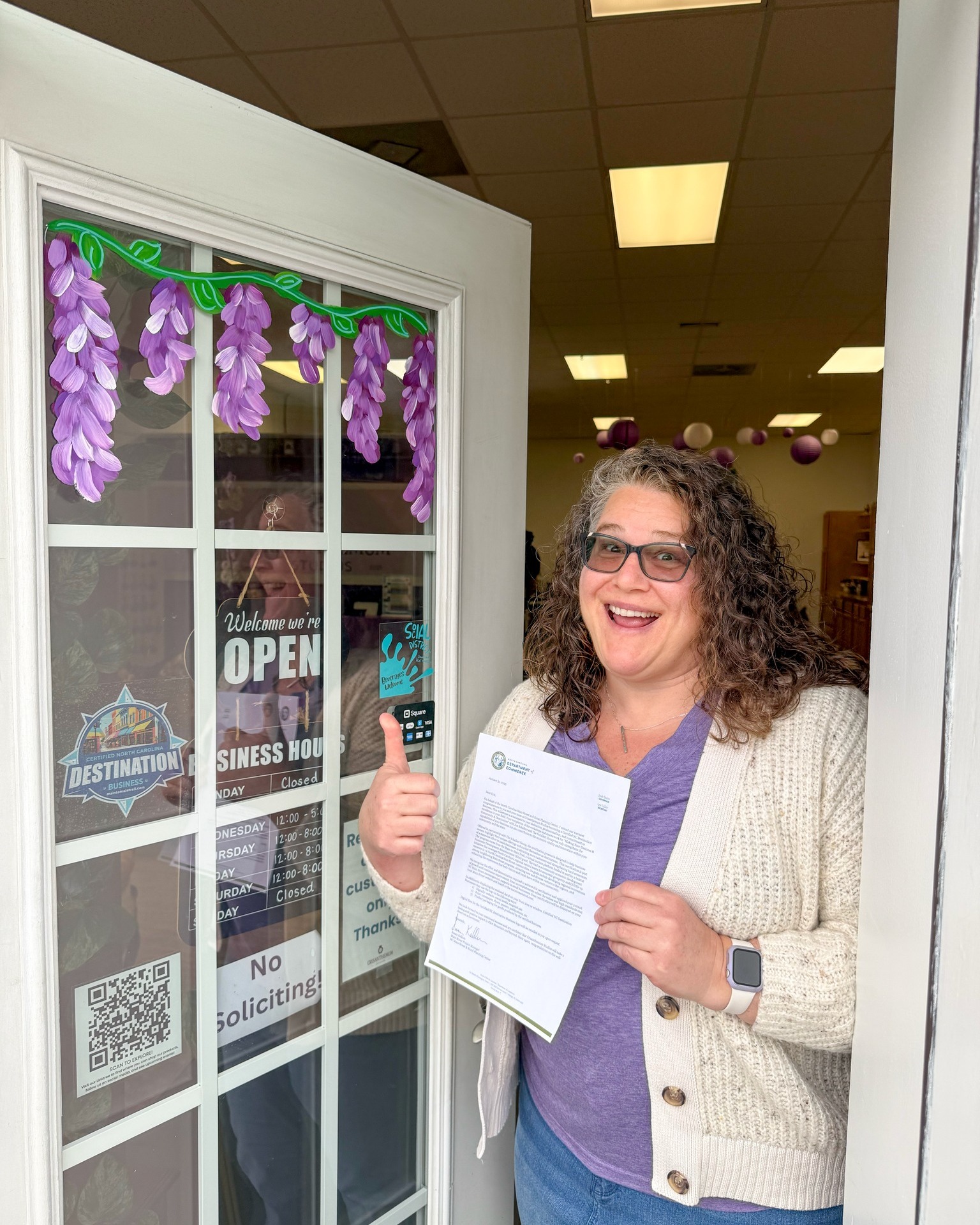 Exciting news, Crisanthemum Studios is officially a Certified North Carolina Destination Business! 🎉
This recognition means so much more to us than a decal on the door — it’s affirmation that what we’re building in Downtown Pilot Mountain truly matters.
We’re proud to be the only pottery studio in North Carolina where we make it by hand and you make it your own. Every piece begins in our hands and becomes uniquely yours in the glazing — and that one-of-a-kind experience is exactly why people travel to visit us.
This certification celebrates the heart of what we do: creating a welcoming place where you can slow down, connect, and leave with something meaningful and personal.
We thank you all for being part of our journey and for helping make us a destination.💜
#NCDestinationBusiness #PilotMountainNC #ShopSmall