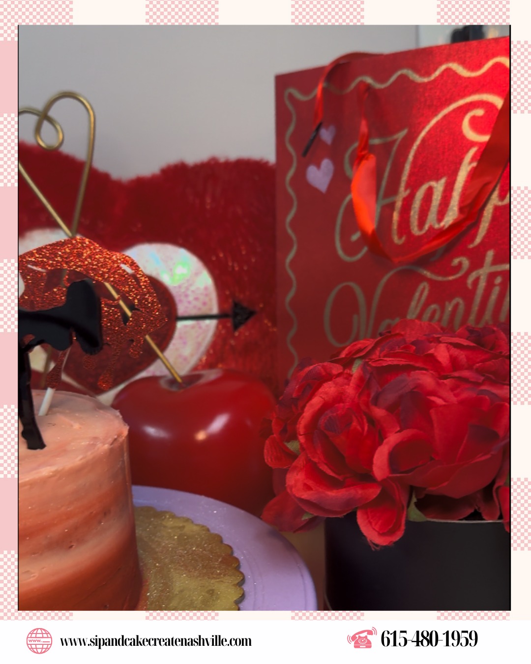 Celebrate love with a sweet centerpiece that steals hearts instantly. This beautifully crafted cake, surrounded by romantic roses, charming dรฉcor, and Valentine accents, sets the perfect mood for your special moments.
Designed to impress and made with care, itโs more than dessert, itโs an experience of flavor and style.
Whether surprising someone special or elevating your celebration, this stunning creation adds magic, elegance, and sweetness to every unforgettable occasion. Perfect for sharing love in the most delicious way this season.
.
.
๐ณ๐๐๐๐ ๐ด๐๐๐ ๐๐ป ๐ณ๐๐๐ ๐๐ ๐๐๐ ๐ฉ๐๐๐
๐ญ๐๐๐๐๐ ๐๐ ๐๐ป @sipandcakecreatenashville
.
.
#sipandcakecreatenashville #CakeArt #CakeDesign #CreativeBaking #CakeDecoratingFun #BakeAndCreate #EdibleArt #CakeTime #BakersOfInstagram #NashvilleEvents #SweetCreations #CakeStudio #CreateAndCelebrate #CustomCakes #CakeInspiration #SweetMoments #BakingExperience #CakeDecorators #FunWithFrosting #YourCakeYourArt