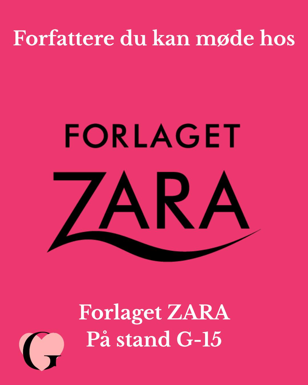 Hos forlaget ZARA på stand G-15 kan du møde den lokale forfatter Anne Thorogood.
Tjek programmet for talks og signeringer.