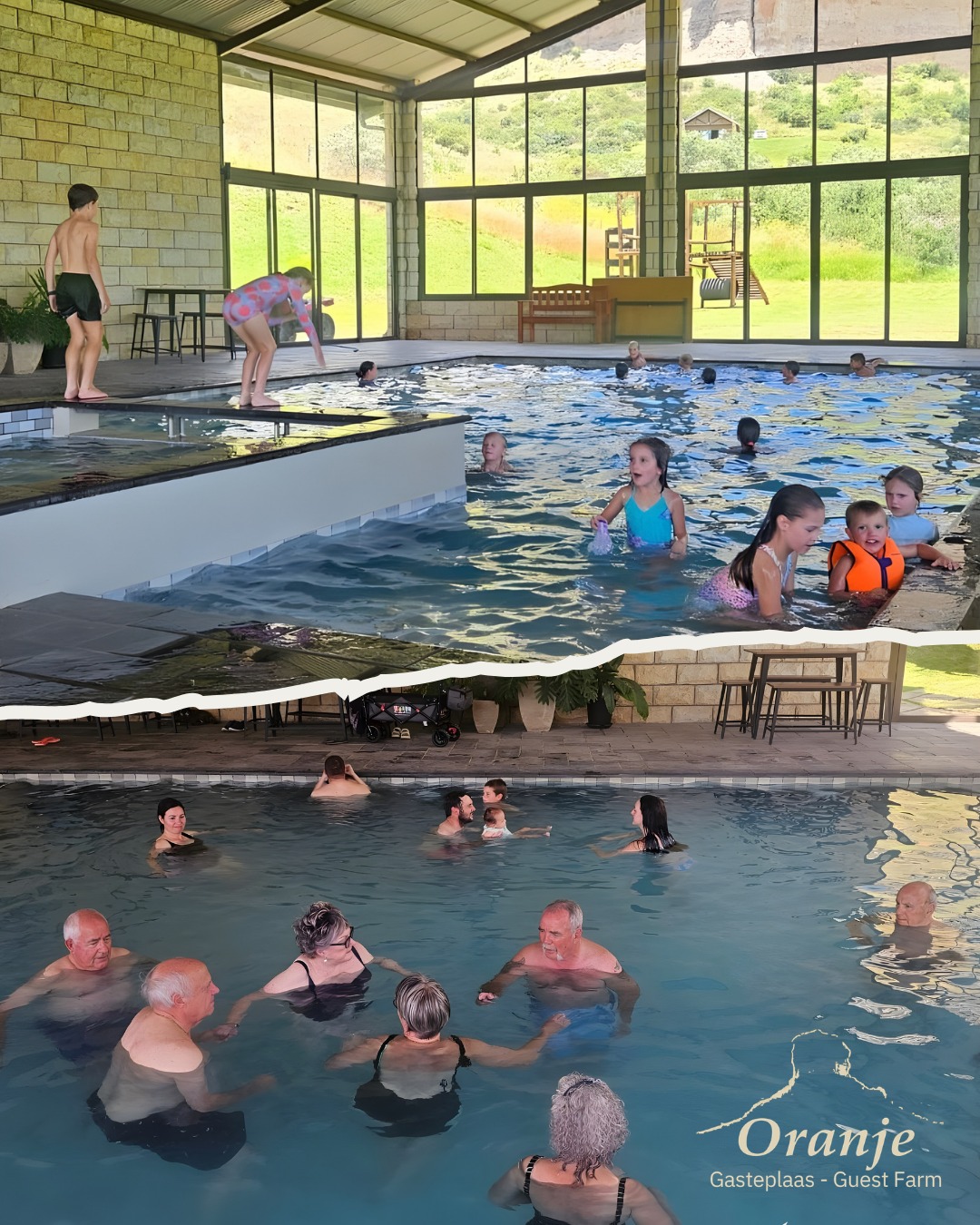 Warm water, elke seisoen. 🏊♀️
Met ons nuwe hittepompstelsel bly die swembad die perfekte temperatuur reg deur die jaar, sodat oud en jonk dit saam kan geniet.
Nog ’n rede waarom gaste graag tyd by Oranje Gasteplaas spandeer.
📞 084 712 0427 ✉️
bookings@oranjegasteplaas.co.za
#OranjeGasteplaas #SwembadPret #FamilieWegbreek