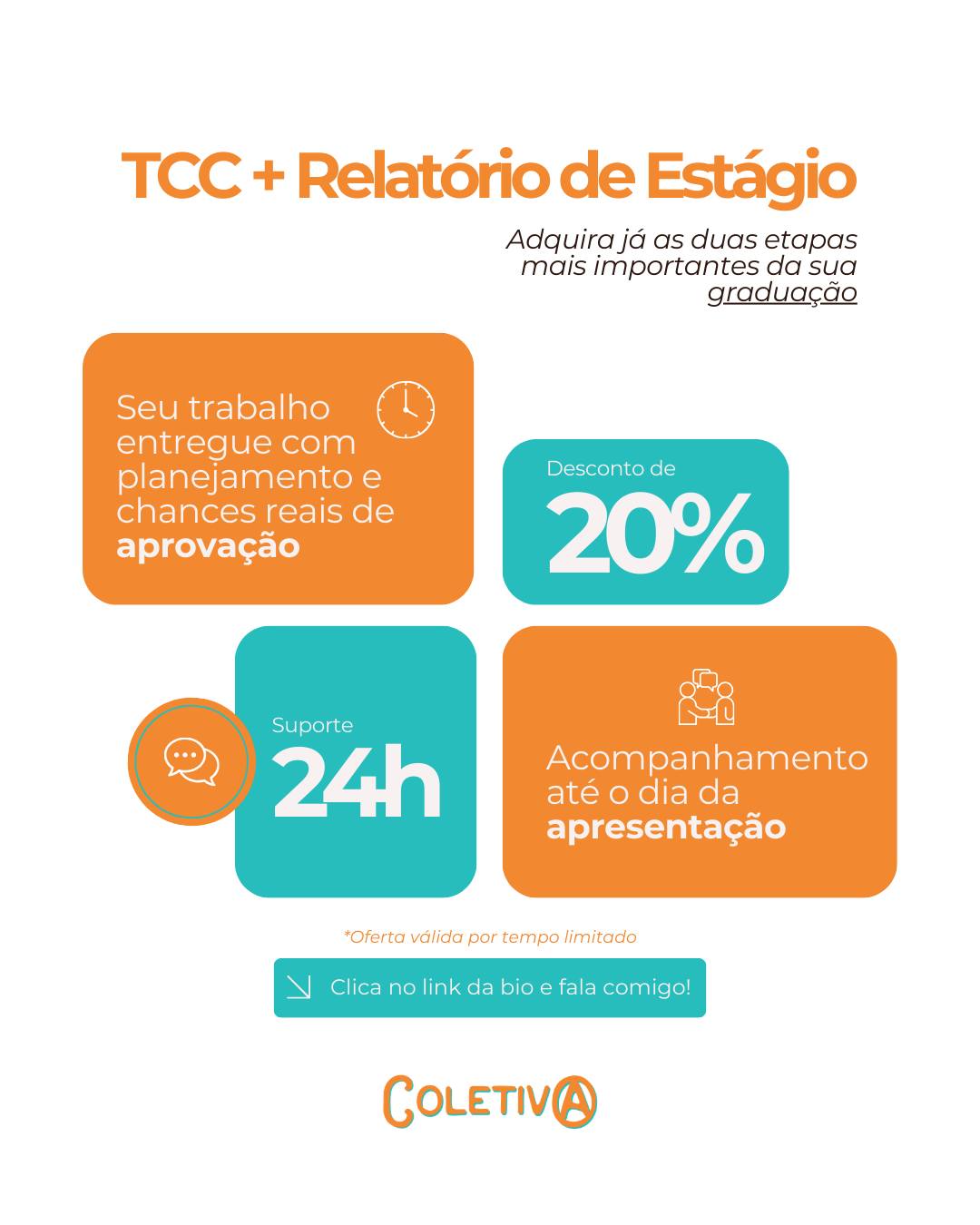 Por que se preocupar com duas etapas cruciais separadamente se você pode resolver tudo de uma vez? 🕒✨
Fechando o combo de TCC + Relatório de Estágio, você garante 20% de desconto e a certeza de que as duas entregas mais importantes da sua graduação estarão em mãos experientes.
Oferecemos acompanhamento contínuo até o dia da sua apresentação, cuidando da escrita até a revisão final do seu projeto.
Menos preocupação e mais economia. Toque no link da bio e fale comigo agora!
#EstagioeTCC #Formandos #Graduação #DescontoAcademico #Coletiva