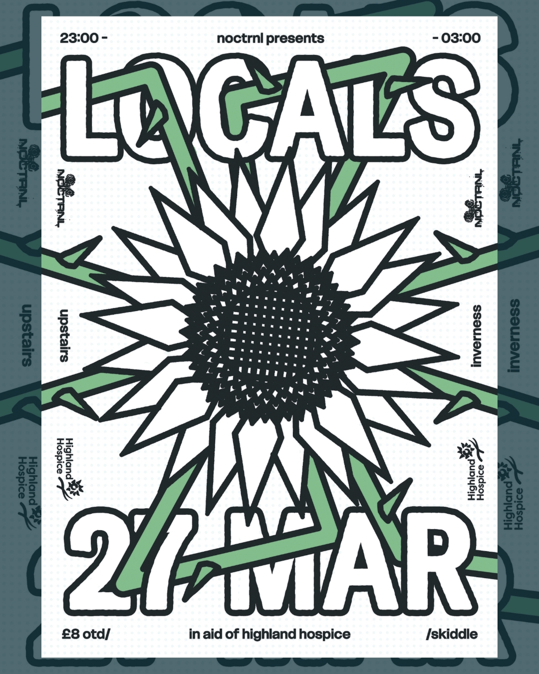 INVERNESS, THIS ONE’S FOR THE LOCALS 🌻
Noctrnl presents LOCALS
📍 Upstairs Inverness (14 Bridge Street)
📅 Friday 27th March 2026
⏰ 11PM – 3AM
A full night of techno powered by local talent – all in aid of Highland Hospice 💚
£8 OTD
Tickets live now via Skiddle 🎟 Link in bio x
Dance for a reason. Party with purpose. See you on the floor.
Scheduling options