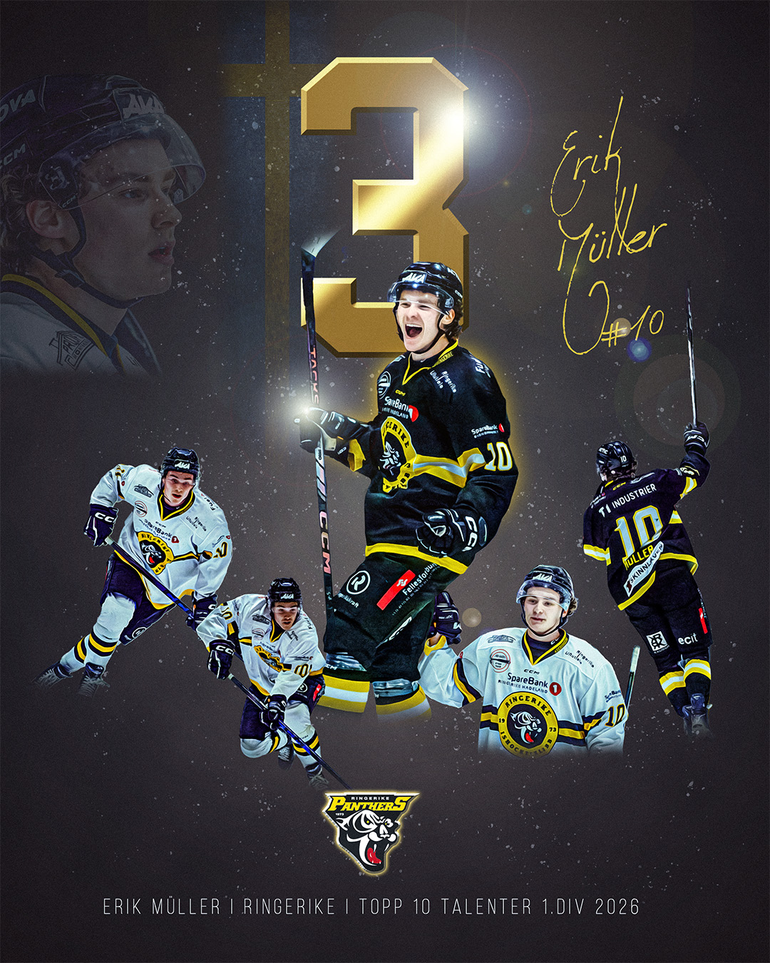 𝗡𝗨𝗠𝗠𝗘𝗥 𝟯: 𝗦𝗧𝗝𝗘𝗥𝗡𝗘𝗦𝗣𝗜𝗟𝗟𝗘𝗥𝗘𝗡 𝗠𝗘𝗗 𝗘𝗞𝗦𝗧𝗥𝗘𝗠 𝗙𝗔𝗥𝗧 💥
Vi har ankommet pallen! På 3. plass finner vi Erik Müller (22) fra @ringerike_panthers. Den svenske løperen har vært et offensivt fyrverkeri denne sesongen!
🔥 Fakta: Med 38 poeng på 31 kamper herjer han i toppen av poengligaen. Skøytegåingen hans beskrives som den beste i 1. divisjon, og trenerne spår ham rett opp i EHL!
Trenerne sier:
💬 "Han er en smart hockeyspiller som produserer jevnt over i alle kamper. Ringerike er heldige som har ham."
Er du enig i vurderingen? Les alt trenerne har å si via LINK I BIO! 🔗
#1div #2hockey #ringerike #norskishockey #hockey4you