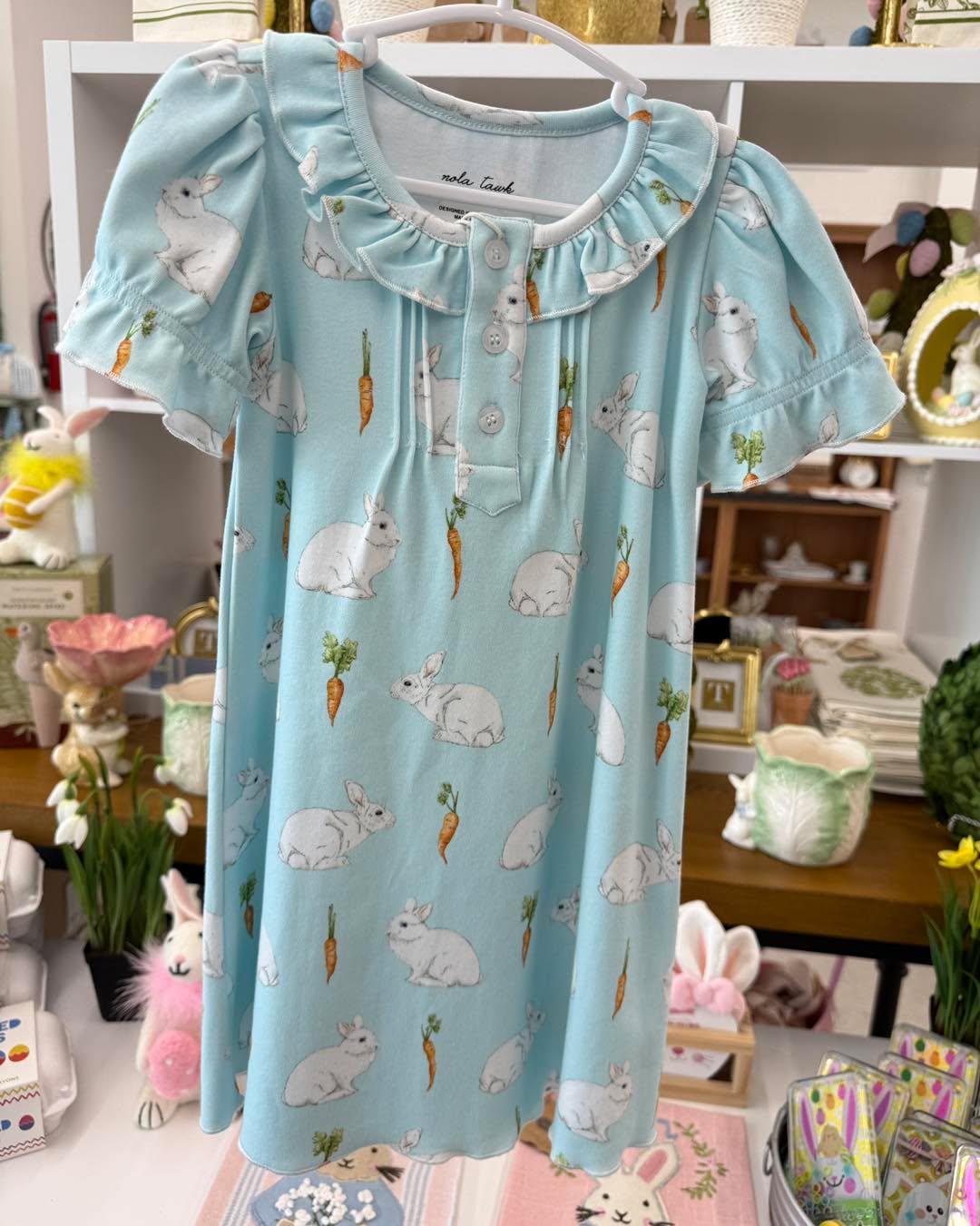 The cutest little spring look is hopping in 🐰🌷 #supportlocal #shoplocalnola #supportlocalbusiness #gift #nolagifts #giftideas #giftshop #nolagiftsanddecor #ShopSmall #tiktok #easterbunny #eastersunday #easter #easteregg #eastereggs