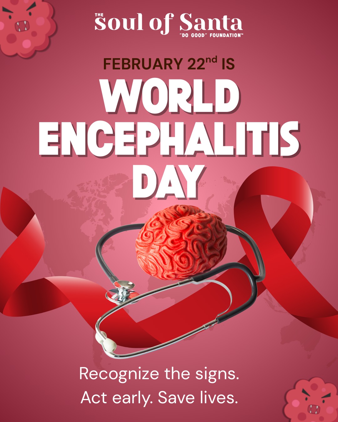 Today, we’re raising our voices for brain health. 🧠 Early recognition of encephalitis can transform outcomes. The TSOS "Do Good" Foundation is dedicated to spreading awareness and supporting those affected on their journey to recovery.
#TheSoulOfSanta #WorldEncephalitisDay #HealthAwareness #CommunityCare