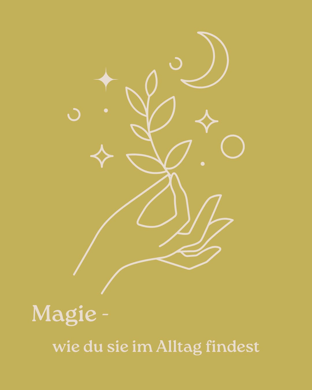 Magie im Alltag.
Hast du sie heute schon wahrgenommen?