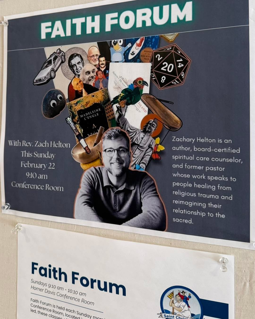 Grateful for the chance to speak this morning at @st_christophers_episcopal about deconstruction and Metta Valley Gospel. #deconstruction #mettavalleygospel #HealthySpirituality