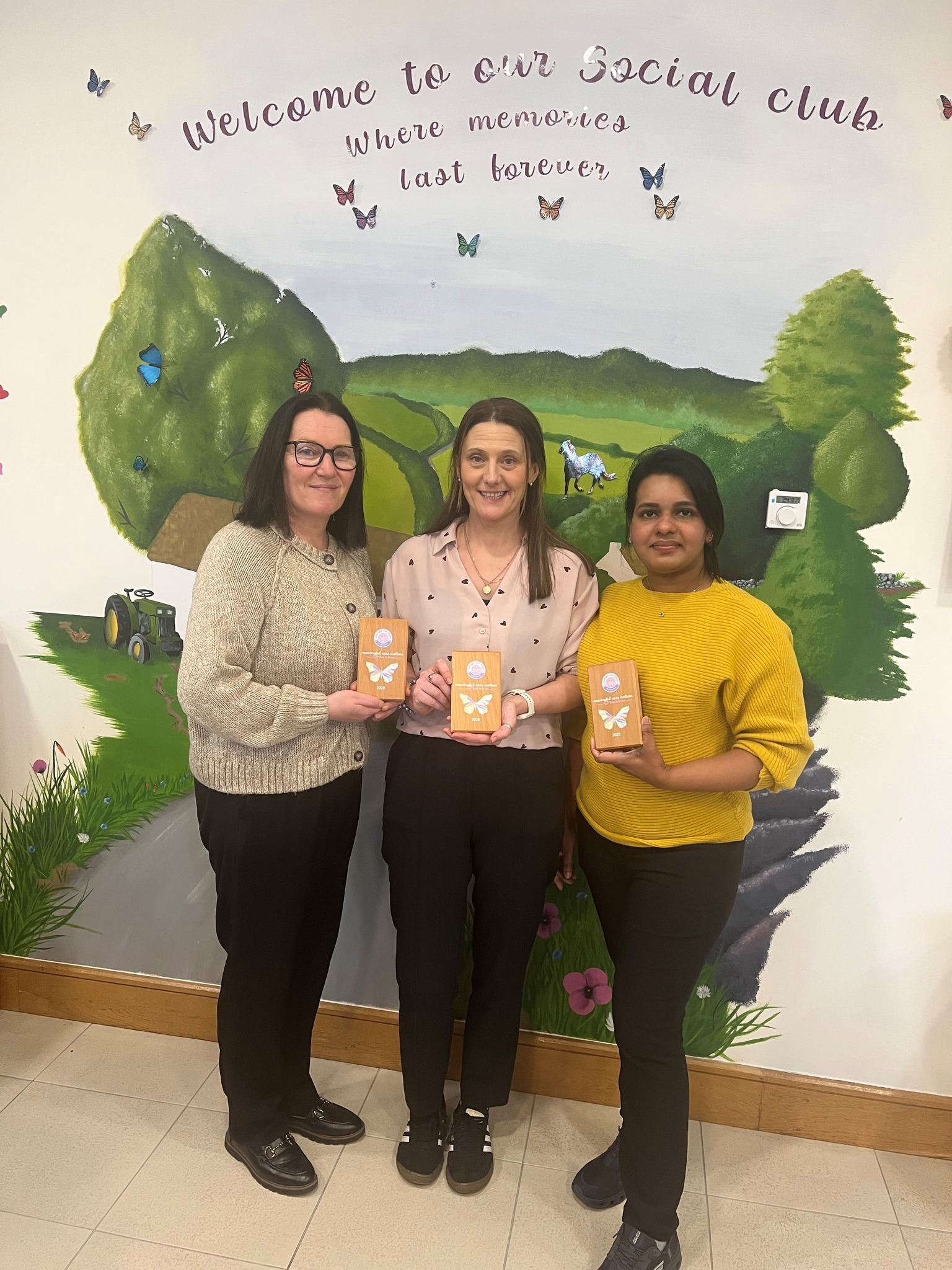 At CareBright we are proud to be accredited as a Butterfly House with @meaningfulcarematters We have worked with Meaningful Care Matters over a 16-month period to train our team in providing person centered dementia care, our team have received specialist training in supporting our residents to live life with dementia. Creating a supportive environment that is calm, engaging and designed to reduce distress and confusion.
This accreditation is part of our dedication in providing care with the household model for people living with dementia. We work each day to create a home that people can truly feel at home.