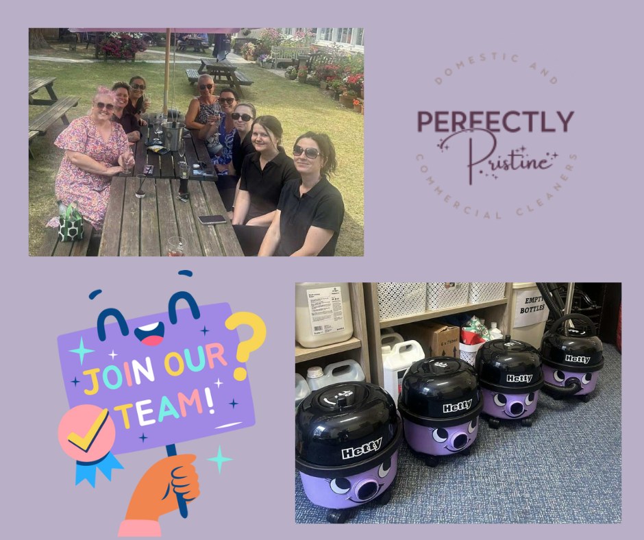 🌟 WE'RE HIRING! 🌟
Join our award-winning team and be part of something special!
We're looking for passionate Part-Time Domestic Cleaners to join Perfectly Pristine Cleaning. Various hours available to suit your lifestyle!
✨ WHAT WE'RE LOOKING FOR:
✅ Must drive and have access to your own vehicle
✅ Reliable, friendly, and detail-focused
✅ Good time keeping
✅ Experience would be fab, but dont worry if not, we provide full training
✅ Overtime available
💜 WHAT WE OFFER:
✅ Good rates of pay
✅ Fully employed OR self-employed positions available
✅ Mileage and travel time paid
✅ Wellbeing programme
✅ Be part of a family-orientated, award-winning team
✅ Flexible hours to fit around your life
Ready to make a difference while giving families back the gift of time? Drop us a message to apply or for more info!
#NowHiring #CleaningJobs #GloucesterJobs #JoinOurTeam #FamilyBusiness