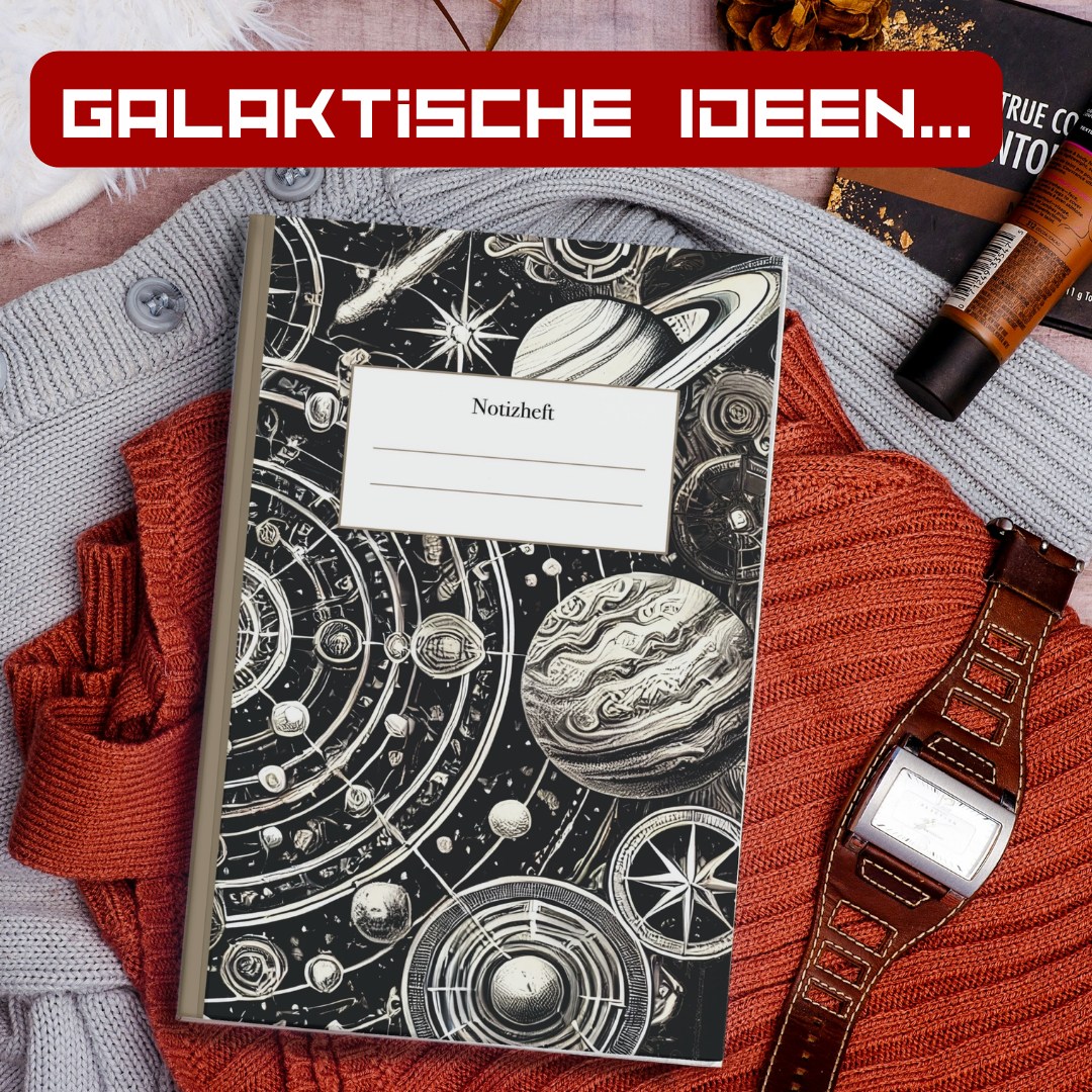 Deine Gedanken sind grenzenlos. Warum sollte dein Notizbuch es nicht auch sein?
Das Planeten-Notizbuch erinnert dich daran, dass deine Ideen so weit reichen können wie das Universum selbst. Mit Planetenmotiven auf den Innenseiten, A5 Format und linierten Seiten – für Träume, die keine Grenzen kennen.
Schreib groß. Denk weit. Das Universum wartet. 🌌
Werbung: Link im Bio.
#planeten #galaxien #schreiben #gedankenübergedanken #welten #fantasyworld