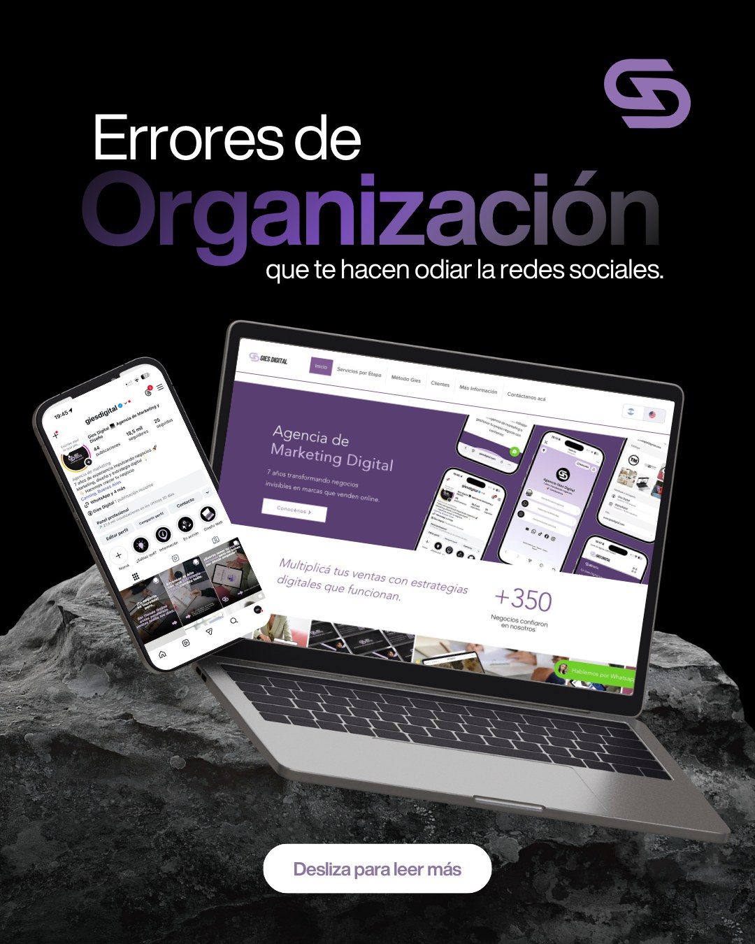 Organizar tus redes sociales no es publicar más.. ¡es pensar mejor! 😉
Cuándo no hay orden, todo se complica.
👉Guardá este post para leerlo cuando sientas que estas estancado y todo se mezcla.