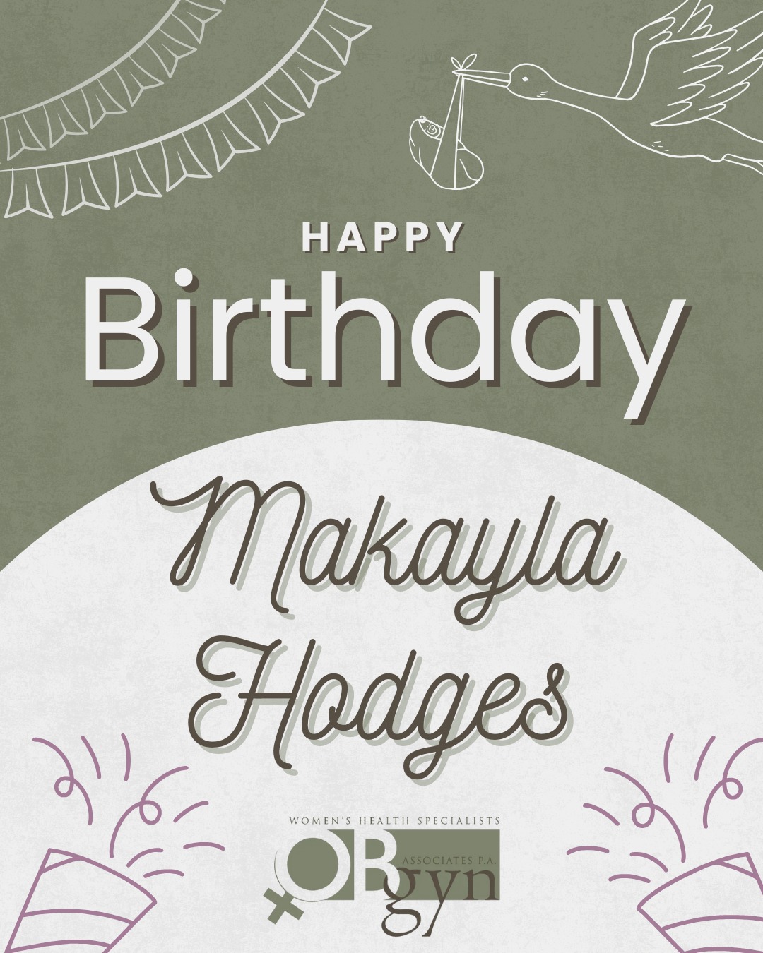 Here’s to celebrating YOU today, Makayla! Your energy, dedication, and smile make everyday brighter—happy birthday! 💐
-
#OBGYNAssociates #TupeloOBGYN #TupeloMS #MississippiOBGYN #WomensHealth #HappyBirthday