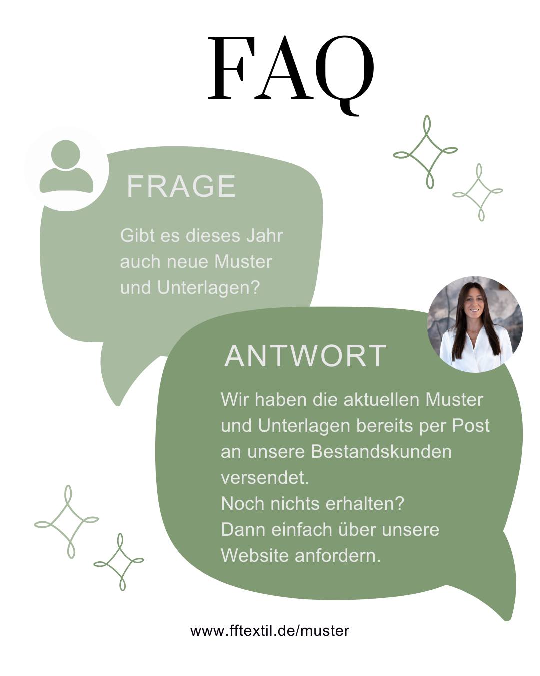 Gibt es dieses Jahr auch neue Muster und Unterlagen? 👀📦
Ja! ✅ Wir haben vor Kurzem die aktuellen Muster und Unterlagen per Post an unsere Bestandskunden versendet. Du hast noch nichts erhalten?
Dann kannst du die neuen Muster und Unterlagen ganz einfach über unsere Website anfordern 🌐✨
⚠️ Wichtig: Dieses Angebot gilt ausschließlich für Geschäftskunden – nicht für Privatpersonen.
#handwerk #fugenlos #malerundlackierer #tapete #fftextil #unterlagen #muster #neu #2026