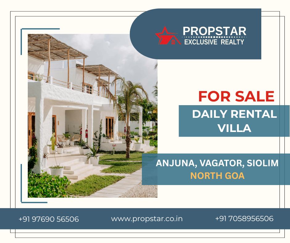 240 sq.mt plot in a premium gated society
Located in high-demand belt: Anjuna / Vagator / Morjim / Ashwem
3 spacious full-size bedrooms with elegant interiors
Fully furnished & rental-ready
Walking distance to the sea
Developed by a reputed, well-known builder
Secure, well-maintained gated community
Daily / short-term rentals permitted
Strong occupancy in peak & off-season
Pocket-friendly entry price in a high-growth micro-market
Ideal for NRI buyers & pure investors seeking passive income
North Goa Beach Villa for Sale (Walking Distance)
Anjuna Vagator Luxury Villa Investment Property
Morjim Ashwem Fully Furnished Rental Villa
High ROI Daily Rental Villa North Goa
NRI Investment Property in North Goa Beach Area