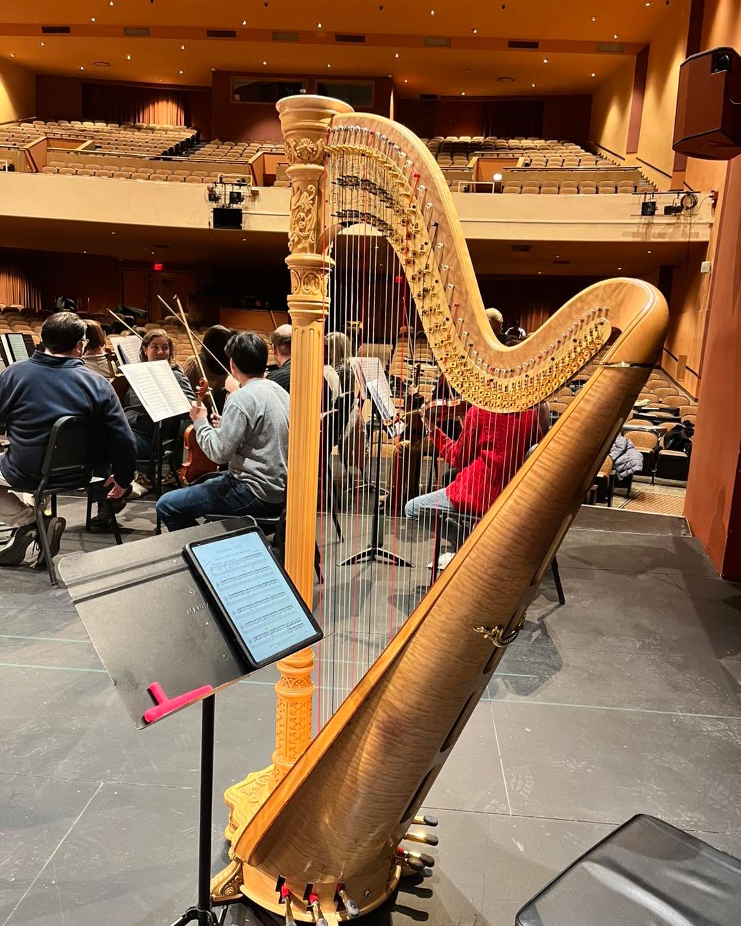 Another WSO rehearsal! Concert is this Sunday at 5 😊 🎼