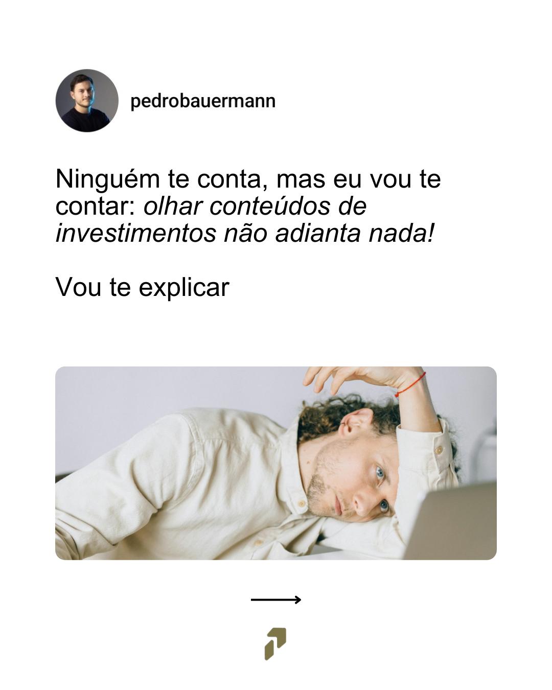 Se o seu influencer preferido diz para você investir em algo, fazer o exato oposto parece ser o mais inteligente.
Cuidado com os conteúdos de finanças!