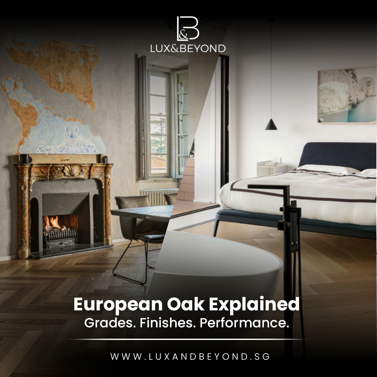 Not all oak is created equal. ๐ชต
European oak is prized for its density, stability, and natural grain character but understanding the details makes all the difference.
โข Grades determine visual consistency and knot variation
โข Finishes influence tone, texture, and durability
โข Engineered wood plank technology stabilises performance in Singaporeโs climate
Selecting the right specification ensures your flooring performs beautifully and ages gracefully.
At Lux & Beyond, our Italian parquet collections combine aesthetic refinement with structural integrity.
Discover the Foglie d'Oro collection:
๐ https://www.luxandbeyond.sg/
๐ง info@luxandbeyond.sg
๐ +65 6926 8294
#EuropeanOak #ItalianParquet #LuxuryFlooring #WoodFlooringSG #InteriorMaterials #LuxAndBeyondSG #LuxuryHomesSG