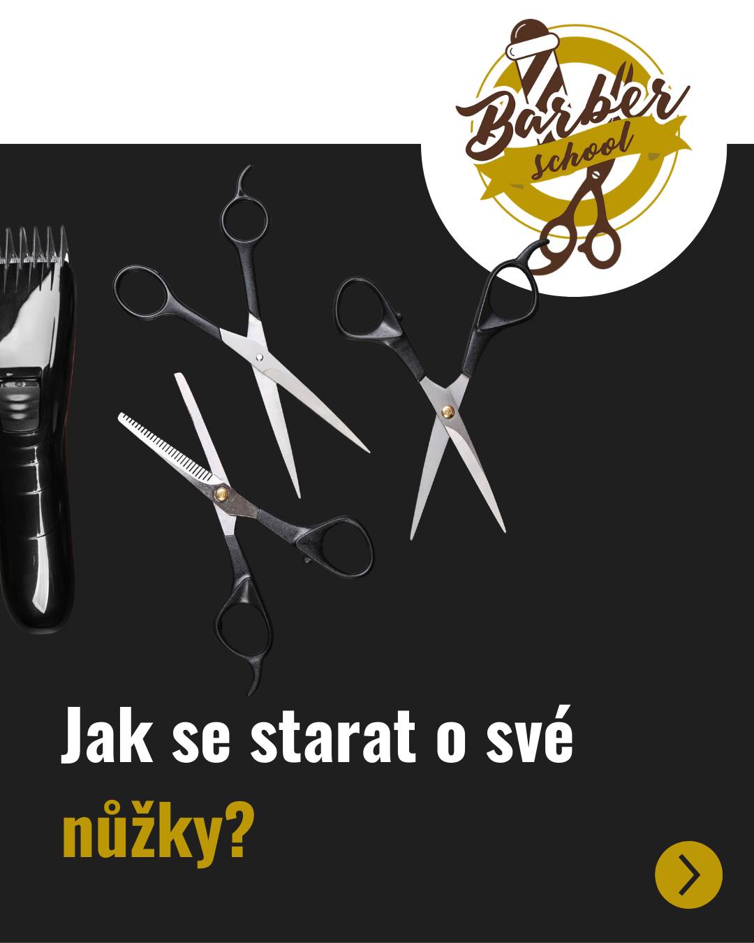 💈 3 tipy pro tvoje nůžky! ✂️🔥
Pravidelně je čisti měkkým hadříkem po každém klientovi.
Ukládej je do pouzdra, nikdy je nenechávej otevřené na stole.
Hlídej správné napětí, abys neopotřeboval ostří i svou ruku.
Pamatuj, že nůžkám nejvíc škodí špinavé a suché vlasy! 🙌
👉 Čistíš je pravidelně, nebo na to zapomínáš? Napiš nám dolů! 👇