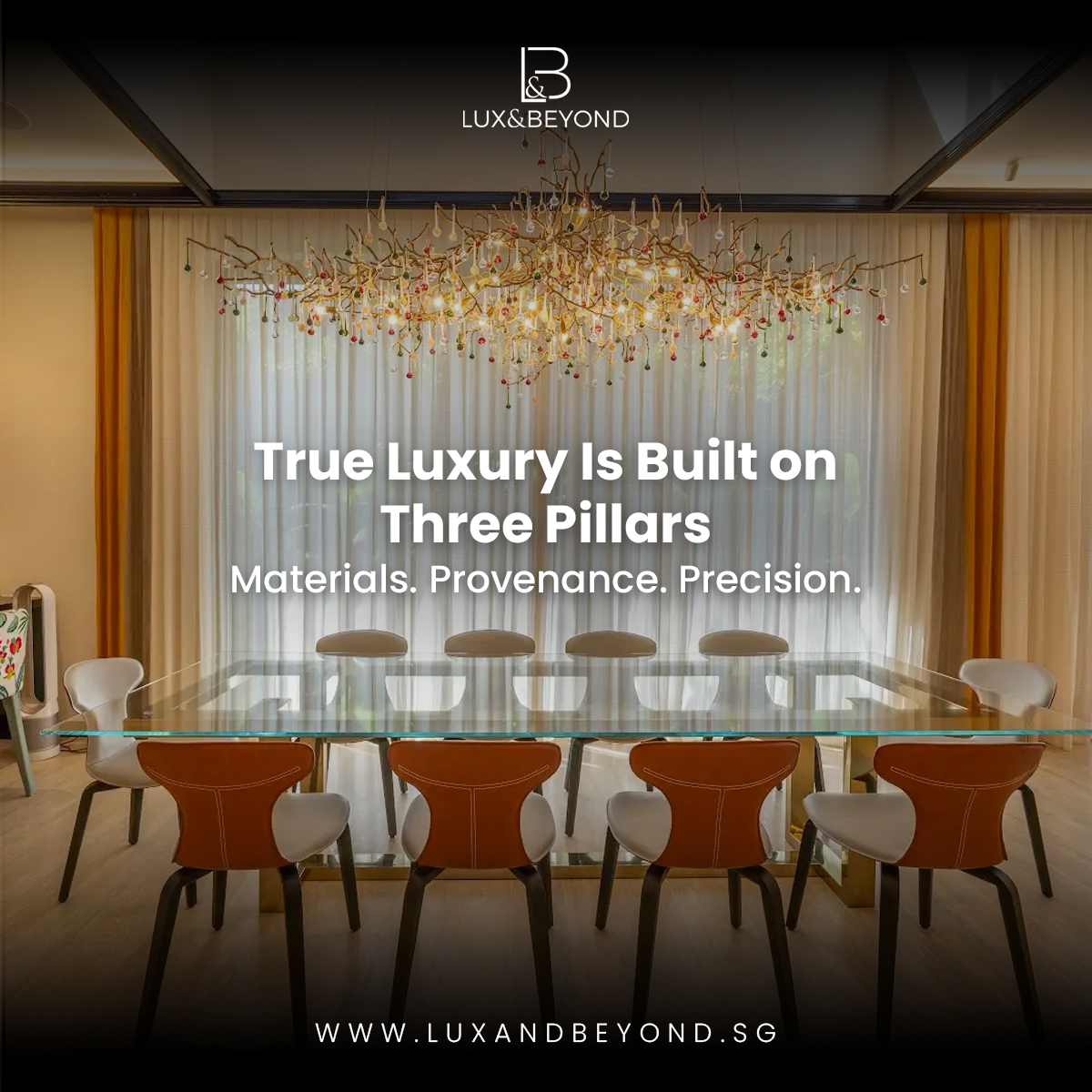 ✨ True luxury is intentional. ✨
It begins with the selection of exceptional materials, continues with a deep respect for provenance, and is perfected through uncompromising precision.
From Italian parquet crafted by skilled artisans 🪵 to Portuguese modern chandeliers designed with architectural clarity 💡, every element must serve a purpose beyond aesthetics. Luxury is not about excess — it is about integrity, heritage, and mastery.
At Lux & Beyond, we curate refined European collections for homeowners who understand that authentic craftsmanship is what gives a space its soul.
Because real luxury is experienced — not announced. 🤍
🔖 Credit:
🤝 Client: @lajoiejewellery
🎨 Designer: @nikkihuntsdesignintervention
Discover the collection:
🌐 https://www.luxandbeyond.sg/
📧 info@luxandbeyond.sg
📞 +65 6926 8294
#LuxAndBeyondSG #LuxuryInteriorsSG #EuropeanCraftsmanship #ItalianParquet #PortugueseDesign #TimelessInteriors #DesignExcellence