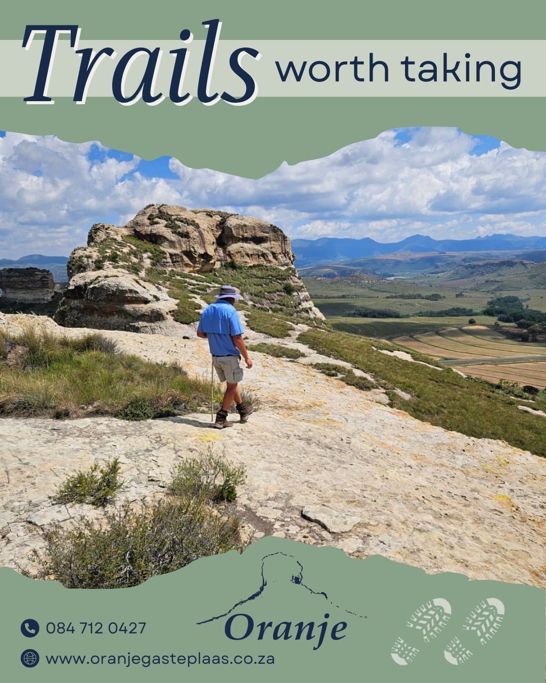 Explore the farm on foot and experience the mountains step by step.👣
Oranje Guest Farm offers hiking routes and outdoor space perfect for runners, hikers, and anyone who enjoys being outdoors.
For more information or to plan your stay:
✉️ bookings@oranjegasteplaas.co.za
#OranjeGuestFarm #OutdoorEscape #TrailLife