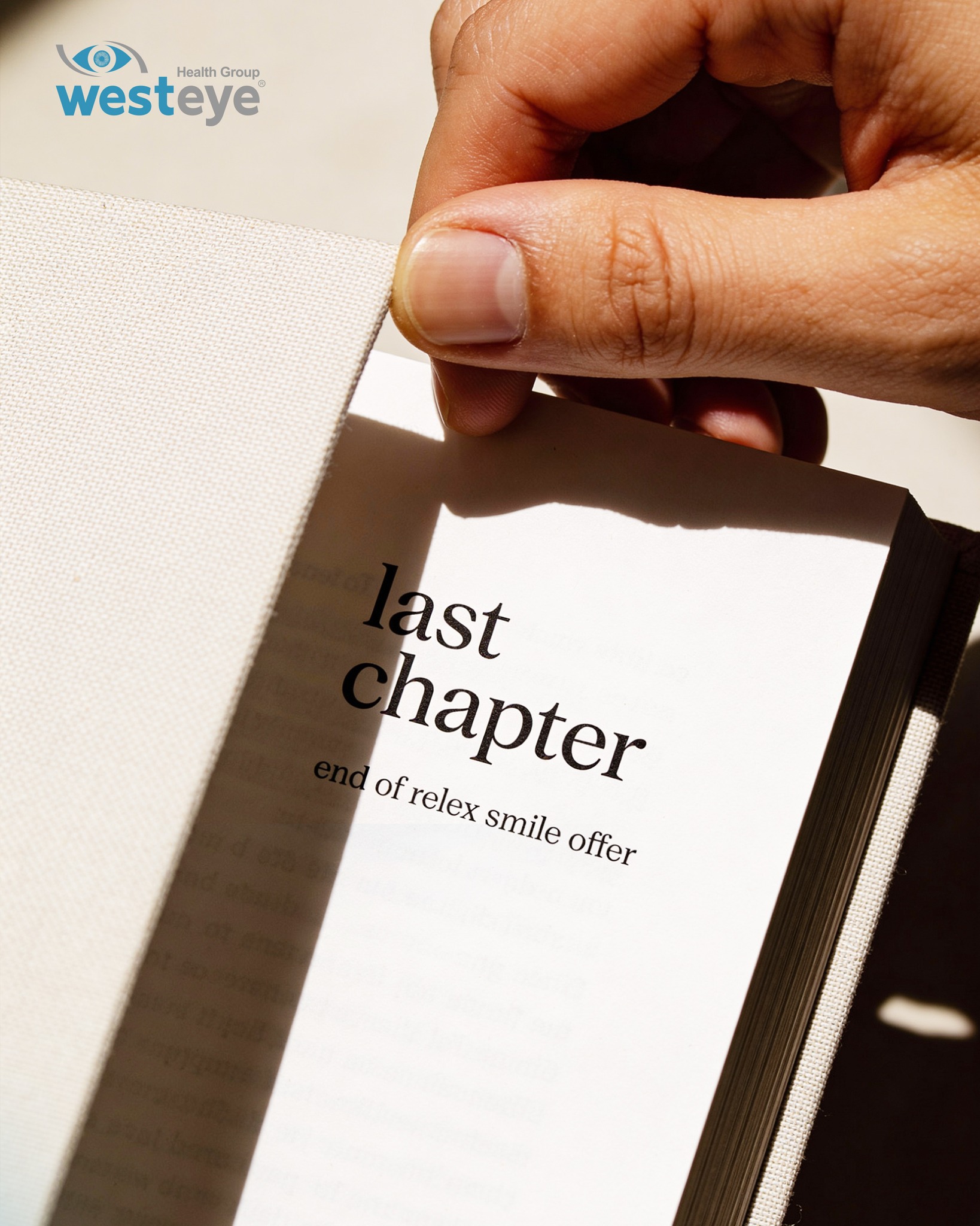 This chapter has officially closed
Our ReLEx SMILE offer has come to an end.
To everyone who trusted us with their vision, thank you. Your confidence in us means everything.
#westeyehospitals