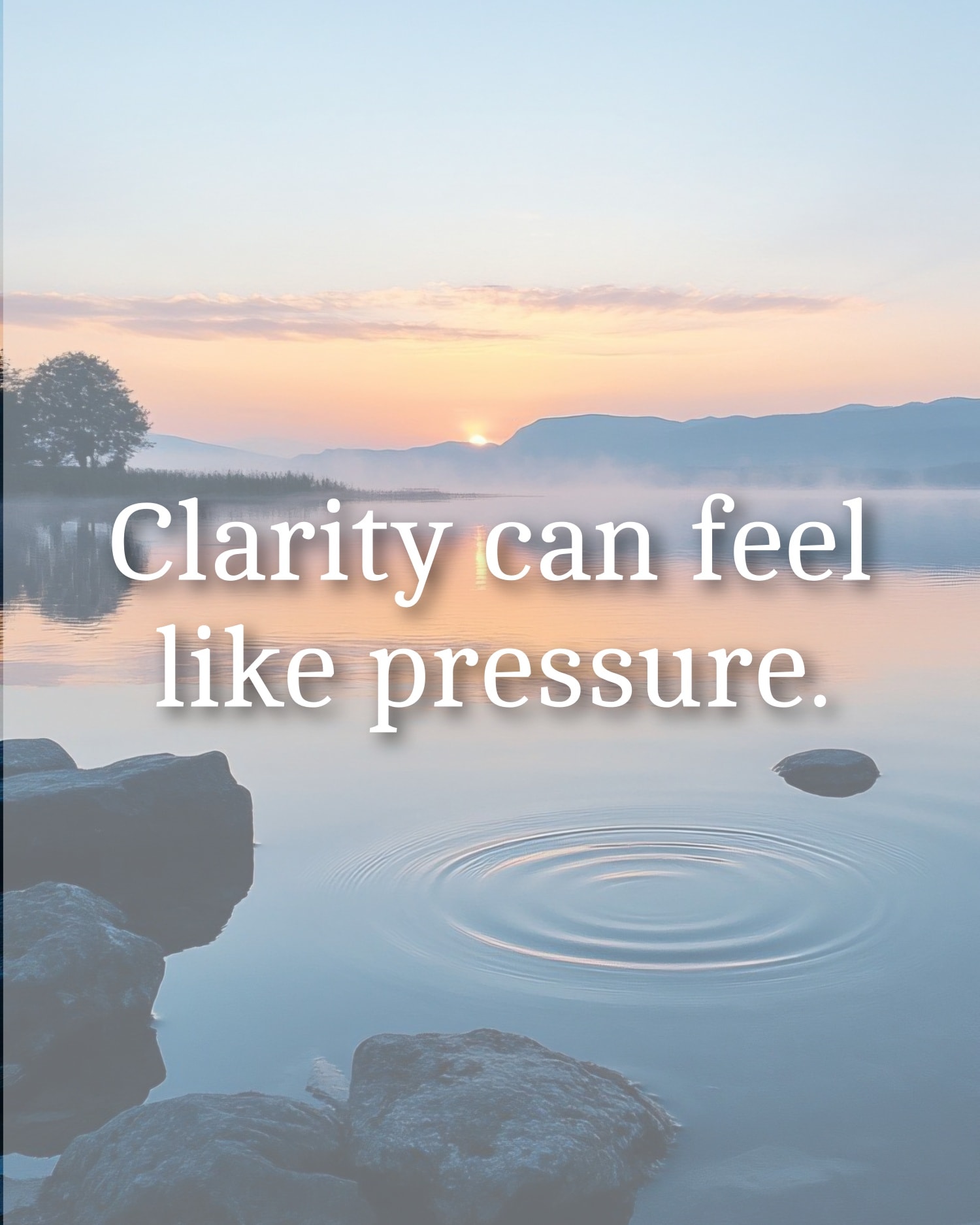 The clearer you become,
the harder it is to pretend nothing needs to change.
You start noticing:
• When you’re people-pleasing
• When you’re settling
• When you’re avoiding the next step
• When you’re staying quiet to keep things comfortable
That awareness can feel heavy.
Not because something is wrong.
But because growth is quietly asking for participation.
Pressure isn’t always anxiety.
Sometimes it’s the discomfort of no longer being able to live unconsciously.
Sometimes it’s alignment asking you to move.
Where are you feeling that pressure right now?