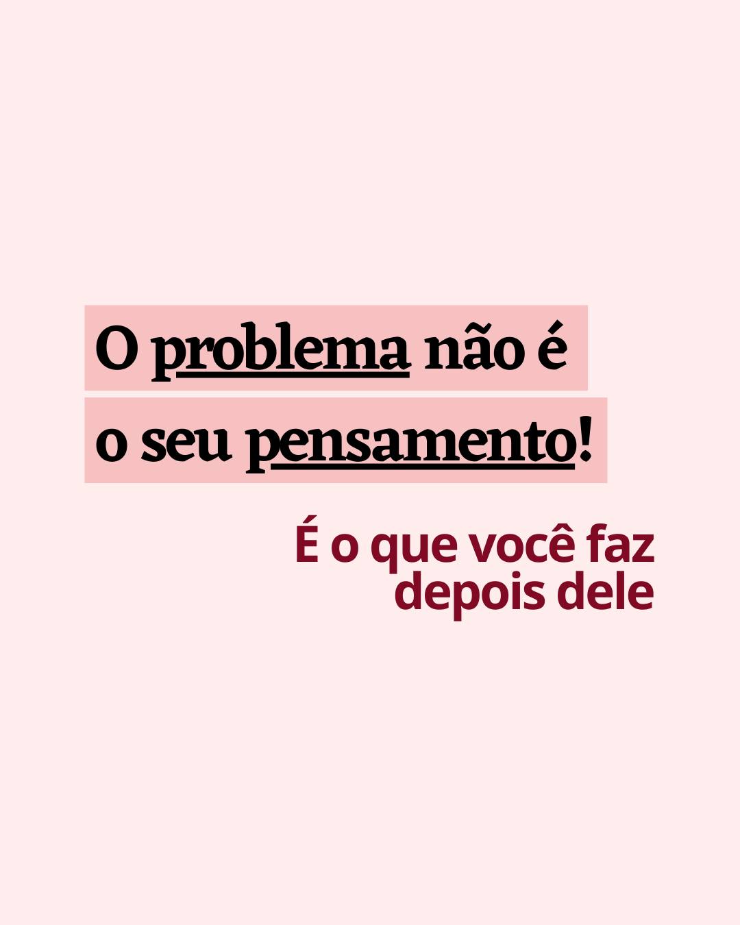 VocĂȘ jĂĄ percebeu que o pensamento em si dura segundos⊠Mas o que vocĂȘ faz depois dele pode durar horas?
O pensamento aparece:
âE se eu perder o controle?â
âE se eu fizer algo ruim?â
âE se eu estiver doente?â
E aà começa a luta.
VocĂȘ tenta discutir.
Tenta provar que nĂŁo Ă© verdade.
Tenta ter certeza absoluta.
E sem perceber, ensina seu cérebro que aquilo é uma ameaça real.
Quando vocĂȘ reage com medo e urgĂȘncia, a amĂgdala (a parte do cĂ©rebro que detecta perigo) entende que precisa continuar monitorando.
E o ciclo se repete.
Pensamentos intrusivos nĂŁo sĂŁo perigosos.
O que mantém o sofrimento é a tentativa desesperada de controlar, eliminar ou neutralizar.
E isso Ă© treinĂĄvel.
Hå 10 anos ajudo pacientes a entenderem esse ciclo e aprenderem a sair dele com mais clareza e segurança emocional.
Agora me conta: Quando o pensamento aparece, vocĂȘ costuma lutar contra ele ou entra no looping tentando resolver?
Vou ler sua resposta. đ