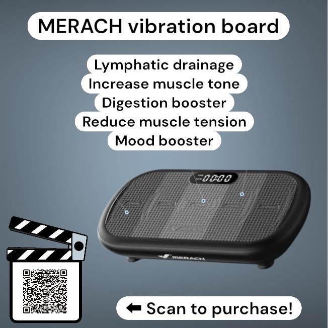 After a month of using this vibration board, I can confidently say it's a valuable addition to my routine. Besides the benefits shown in the image, I have experienced tight muscle relief, improved sleep quality, and decreased water weight. Scan the QR code to visit the website and explore purchase options. The product is currently priced at $189.99, discounted from $316. (Prior to using workout equipment, it is advisable to consult a doctor.) #viral #fyp #athlete #fitness #pickleball #pickleballaddict #fitnessmotivation
