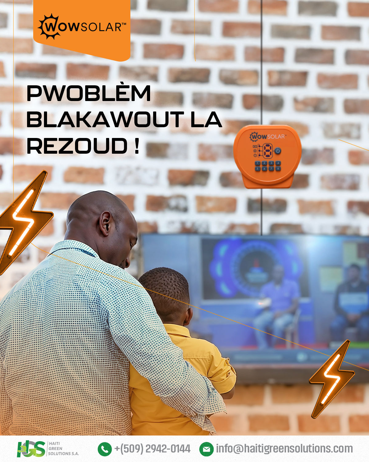 Timoun yo pa nan rele ANWEYYY yo bay kouran ankò paske yo tou grandi avè l gras ak WOW SOLAR 💡🔋�
#HGS #solarpower #haitigreensolutions