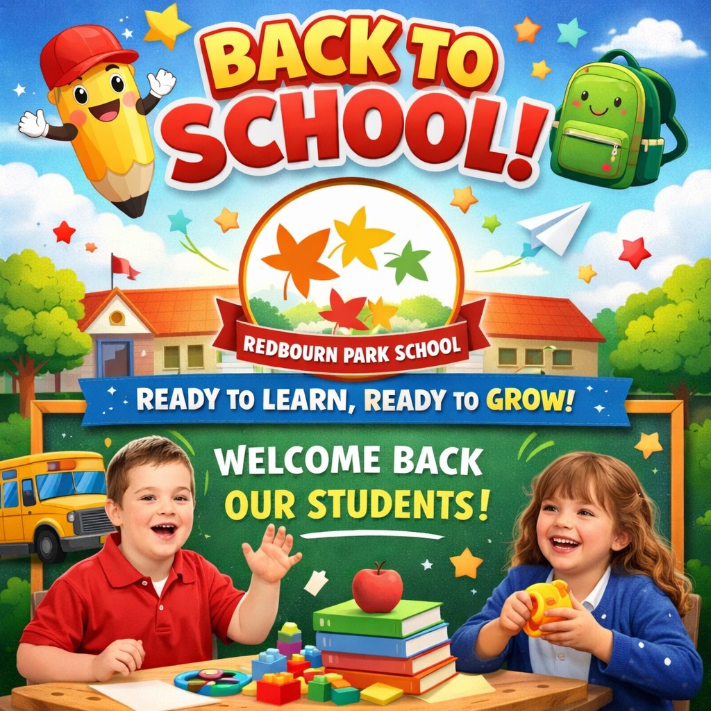 Back to school and ready to grow! 🌱
We’re so proud of our students and can’t wait for another term of progress, perseverance and celebration at Redbourn Park School.
Let’s make it a great one! 💛