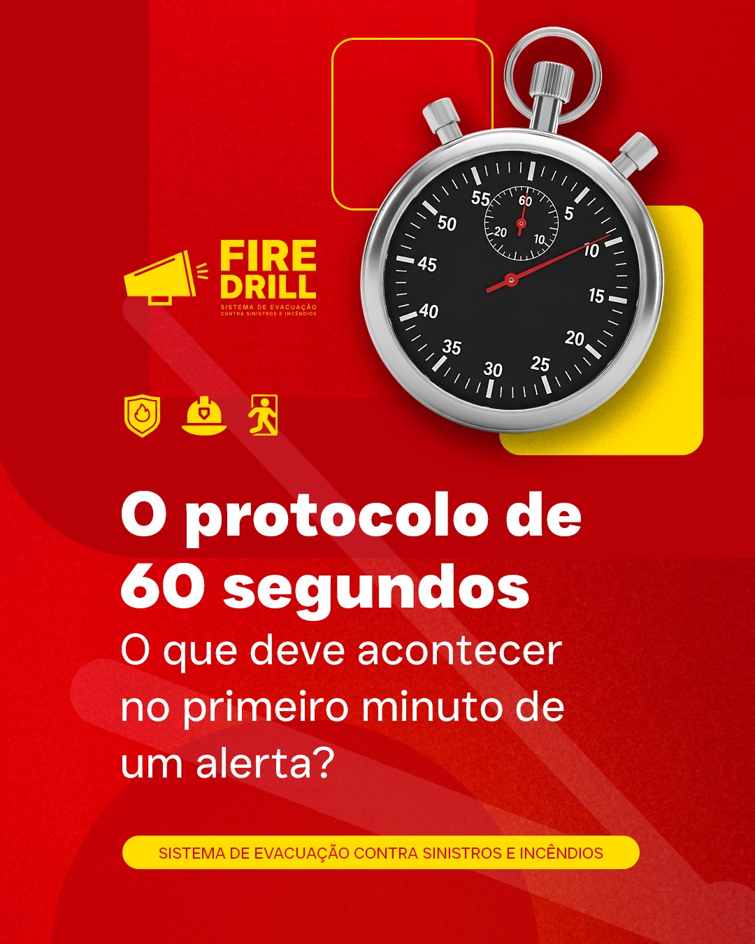 Nos primeiros 60 segundos, não há tempo para pensar, discutir ou improvisar.
Ou o protocolo existe e foi treinado, ou o caos se instala.
Esse primeiro minuto define fluxo, silêncio, deslocamento e proteção.
Por isso, segurança se constrói antes do alerta, não durante.
#FireDrill #TempoDeResposta #EmergênciaEscolar #Protocolos #Segurança