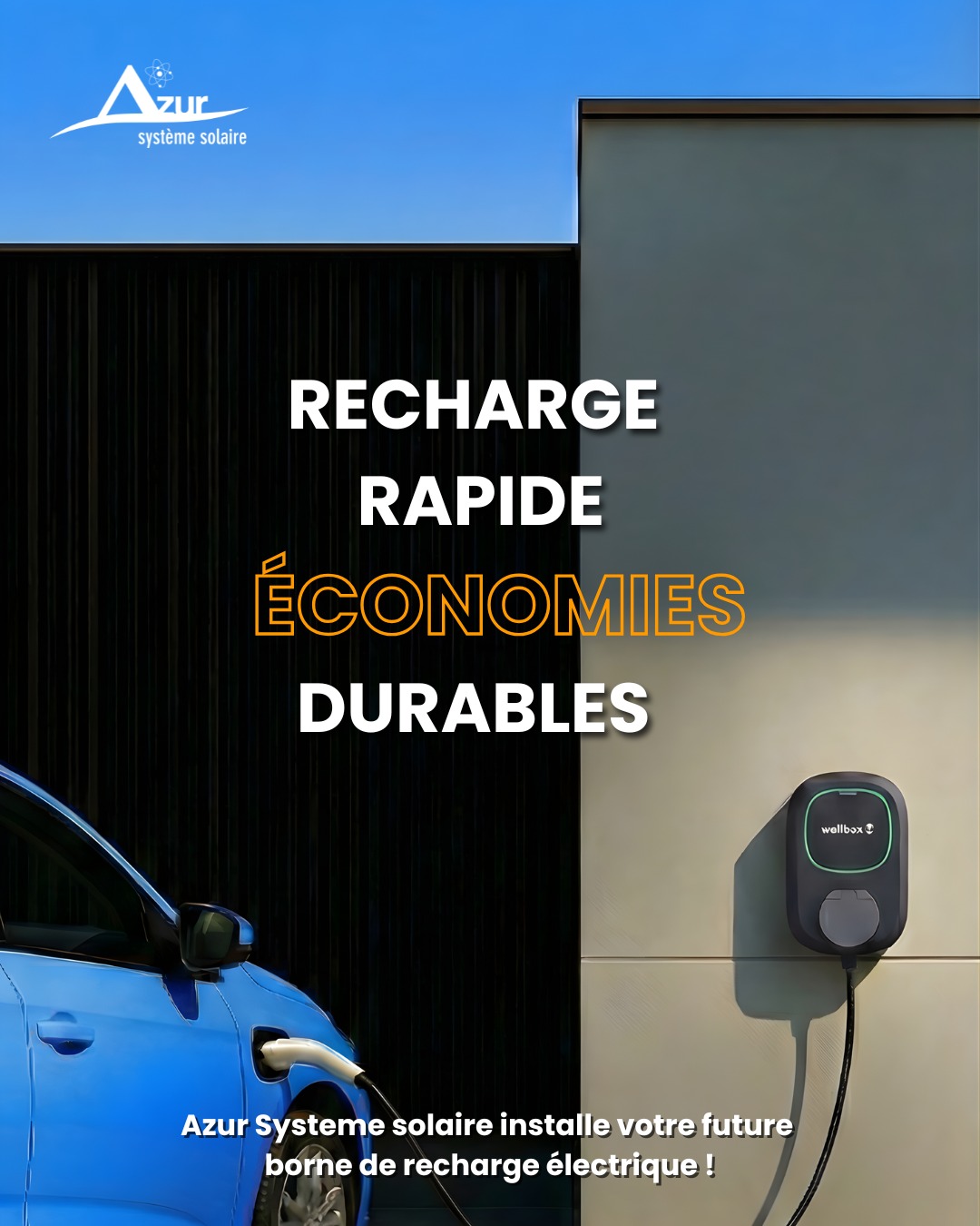 Et si le soleil payait votre plein d'essence ?
Connecter votre voiture électrique à vos panneaux solaires, c'est le secret pour des économies maximales.
✅ Le jour :Vous rechargez au surplus solaire (énergie gratuite).
✅ La nuit : Vous profitez de votre borne rapide et sécurisée.
Arrêtez de payer le prix fort aux bornes publiques. Installez votre propre "station-service" à la maison.
👉 Une borne adaptée à VOTRE véhicule ? Demandez votre devis en bio.
#mobilitéverte #BorneDeRecharge #VehiculeElectrique #IRVE #Wallbox #Autoconsommation #Solaire #SophiaAntipolis #Grasse #AlpesMaritimes #AzurSystemeSolaire #MobilitéVerte