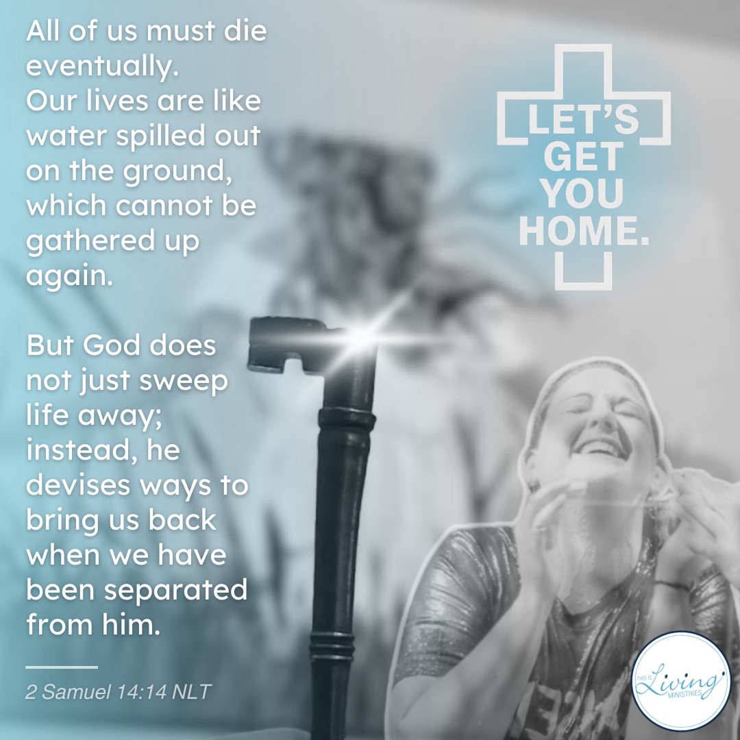 But God does not just sweep life away; instead He devises ways to bring us back when we have been separated from Him.
What a mighty God we serve. โ๏ธ
#thisisliving #tilm #fromaprison2apalace #cookevilletn