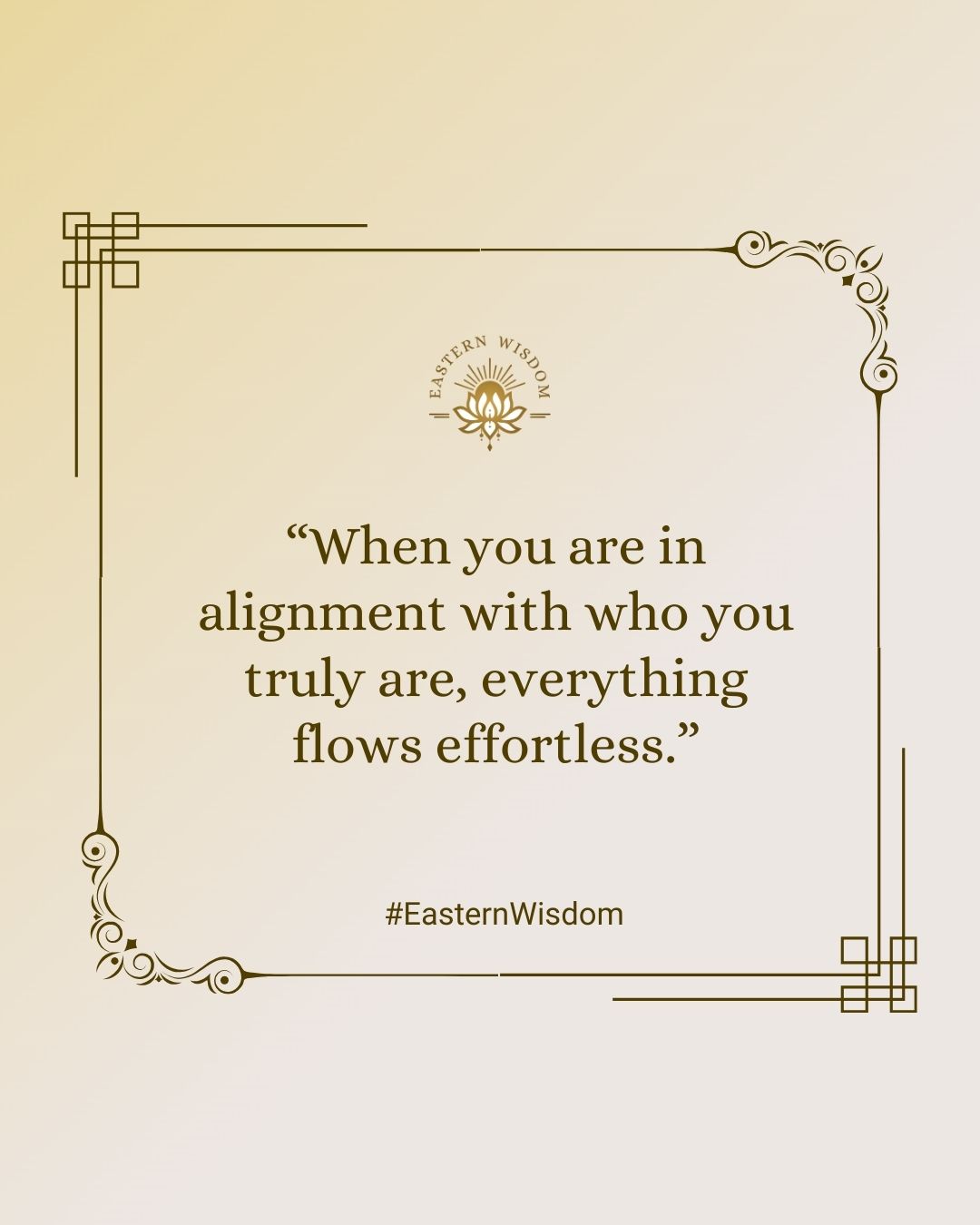 Wanneer je in lijn bent met wie je werkelijk bent, komt alles op natuurlijke wijze naar je toe. 🌿✨ In harmonie met jezelf leven maakt het leven moeiteloos en vol.
#spiritualcoach #easternwisdom #innerlijkebalans #selfdevelopmentforwomen #taoisme #soulfood #zen #mindsetquotes #mindfulleven #buddhaquotes #boeddhisme #spiritualiteit #yoga