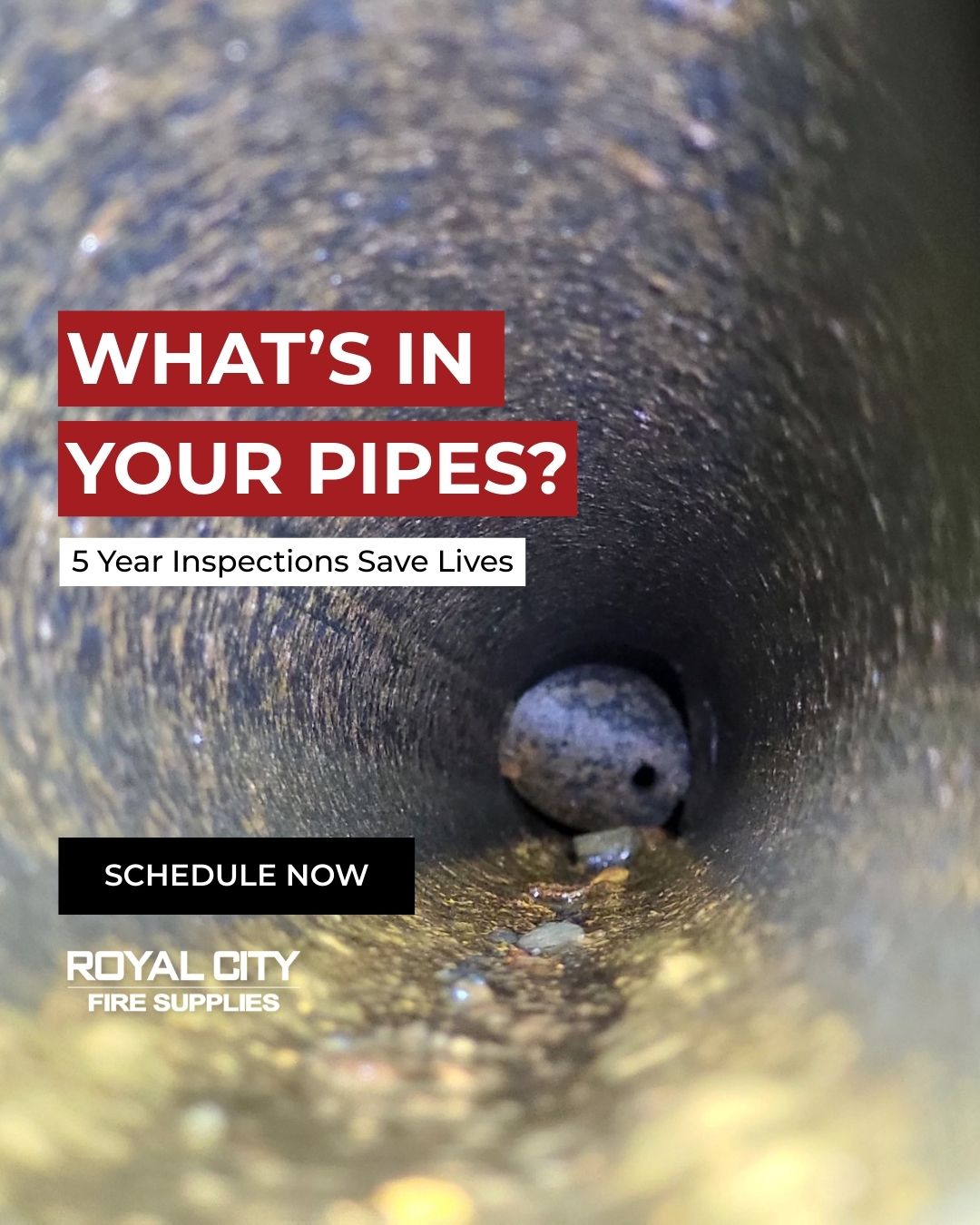 Out of sight shouldn’t mean out of mind.
Over time, sprinkler system pipes can accumulate scale, corrosion, and even blockages that reduce performance or stop it entirely in an emergency.
That’s why 5-Year Internal Inspections aren’t just a box to check they’re a critical part of your life safety strategy.
Know what’s in your pipes. And make sure they’re ready to protect.
#5YearInspections #SprinklerSystemSafety #FireProtectionMaintenance #CodeCompliance #RoyalCityFire #LifeSafetyStandards