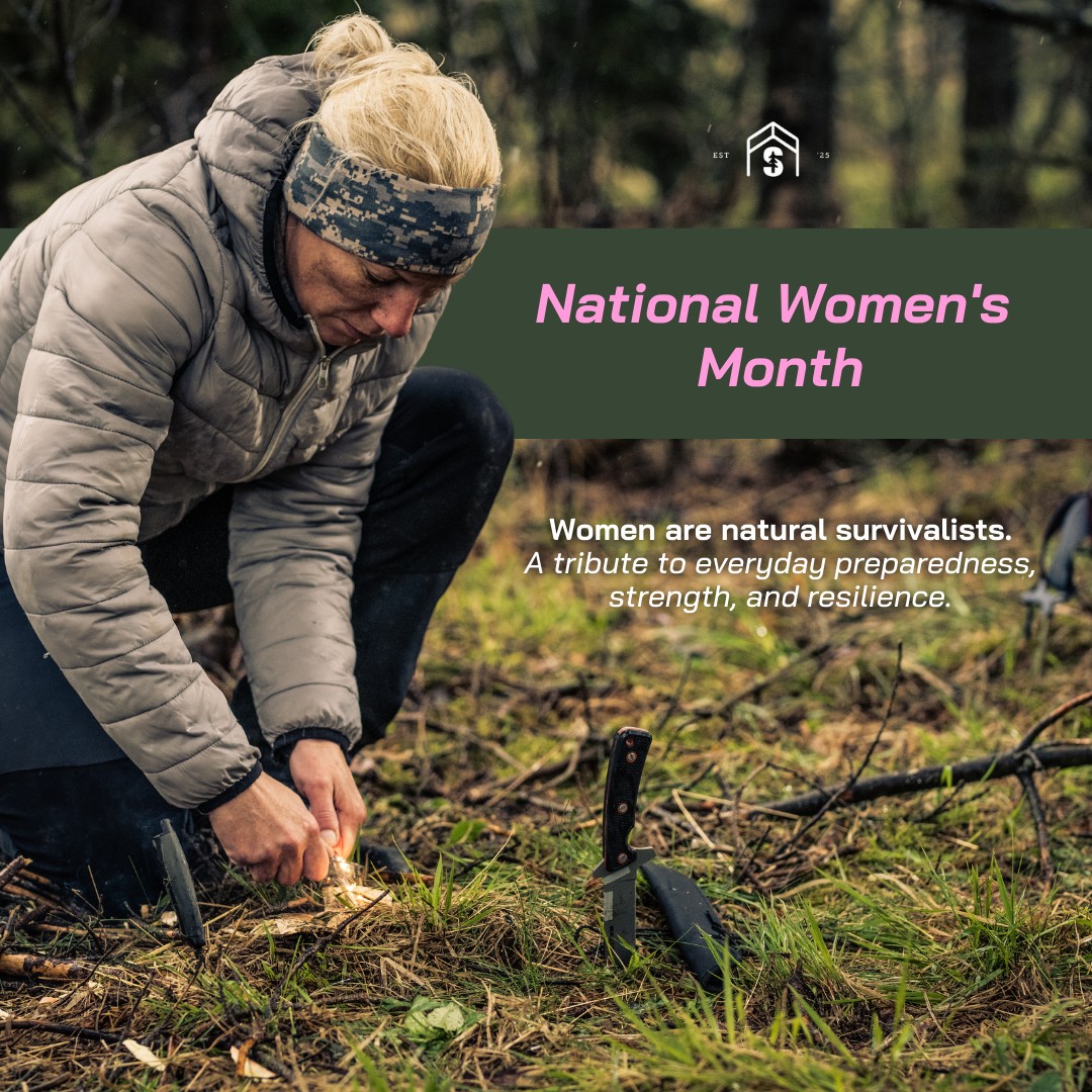 Women have always been natural survivalists, anticipating needs, leading households, solving problems, and keeping families safe with quiet strength.
Today, we honor the resilience, intuition, and preparedness women demonstrate every single day. ❤️
Tag a woman who inspires your preparedness journey.
Happy National Women’s Month! 💪
#womensmonth #suburbansurvivalist #preparednotpanicked #womenleaders #resilientliving #familypreparedness