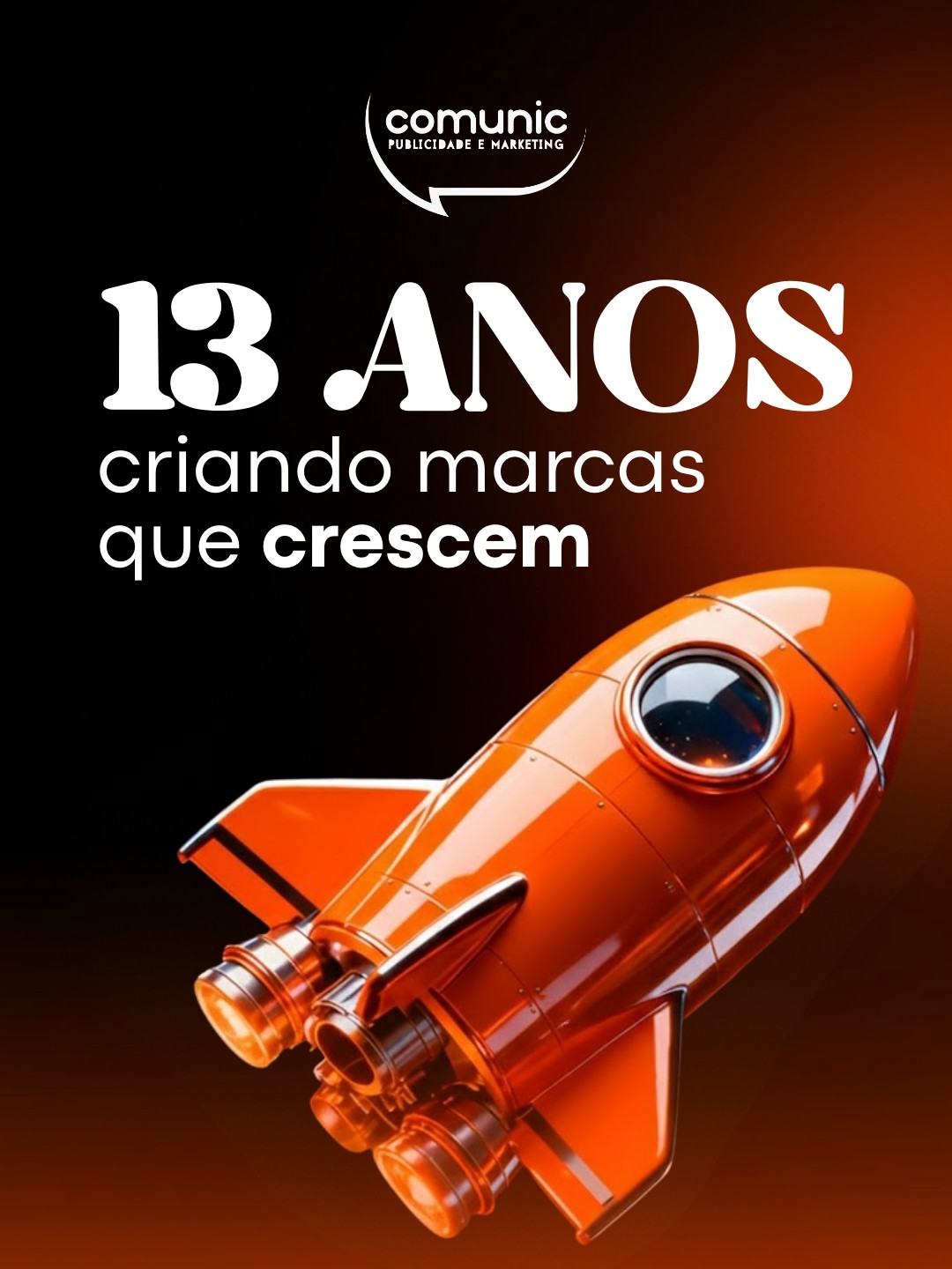 Em 2013, começamos com um propósito simples: ajudar empresas a se posicionarem de forma estratégica no digital.
13 anos depois, evoluímos junto com o mercado, com as redes sociais, com os algoritmos… e principalmente com nossos clientes.
Se você acompanha nossa trajetória, comenta aqui:
🚀 Você já conhece a Comunic há quanto tempo?