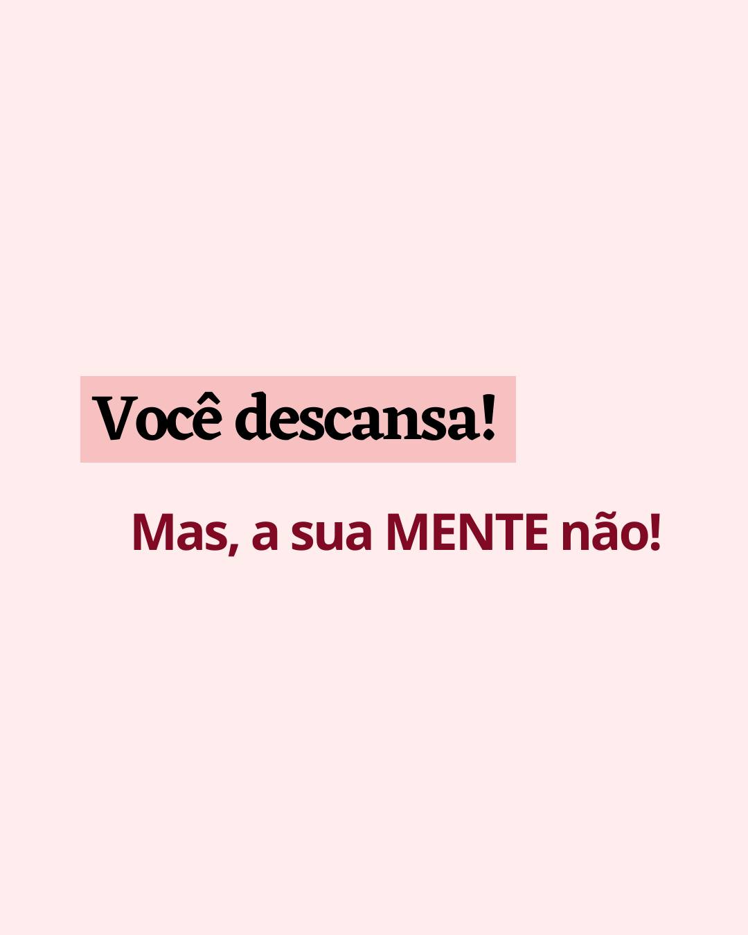 Você finalmente para. Mas sua mente continua trabalhando:
- Revendo o que disse.
- Antecipando o que pode dar errado.
- Organizando problemas que nem aconteceram.
E aí vem a culpa:
“Eu devia estar descansando.”
“Por que eu não consigo desligar?”
O que muita gente não entende é que descanso não é só parar o corpo.
Se o seu sistema nervoso ainda está em modo alerta, sua mente continua ativa.
O córtex pré-frontal, que planeja, analisa e prevê, fica hiperativado quando você passa o dia em cobrança, responsabilidade e preocupação constante.
E ele não desliga sozinho. Você precisa "passar segurança" pra ele.
Pequenos rituais ajudam:
– Reduzir estímulos antes de dormir
– Respirar de forma lenta e intencional
– Escrever o que está ocupando sua mente
Regular não é forçar silêncio.
É ensinar o cérebro que agora é seguro desacelerar.
Se você sente que precisa de uma estrutura prática para organizar sua mente e criar pequenas rotinas de cuidado emocional no dia a dia, escreva CICLOS aqui nos comentários que eu te conto mais sobre o meu planner terapêutico Ciclos de Mim.