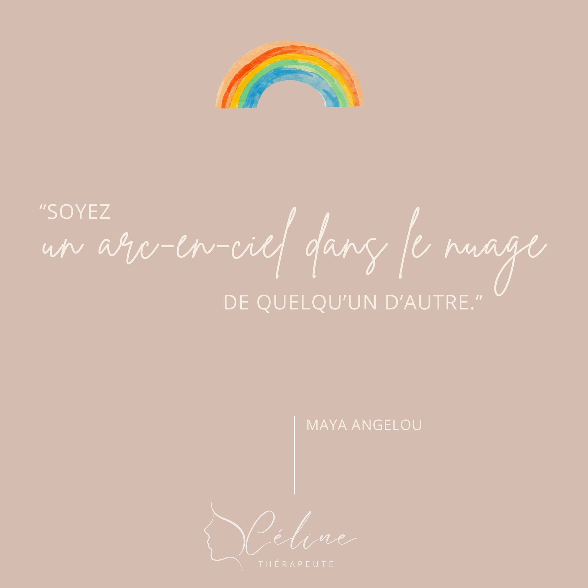 💛 ✨Il y a des jours où un mot, un geste, un regard peut tout changer.
On ne sait jamais vraiment ce que traverse l’autre…
mais on peut choisir d’être une présence douce, un appui, une respiration dans son nuage.
🌈Être un arc‑en‑ciel dans le nuage de quelqu’un,
c’est offrir un peu de lumière, simplement en étant soi.
______________________________
🩷 Céline Monteiro, Thérapeute
📍 Cabinet Thérapies 6, Genève
📲 +41 78 305 02 98
ℹ️ www.celinetherapeute.com
#bienêtre #thérapeute #genève #émotions #écouteducorps #kinésiologie #douceur