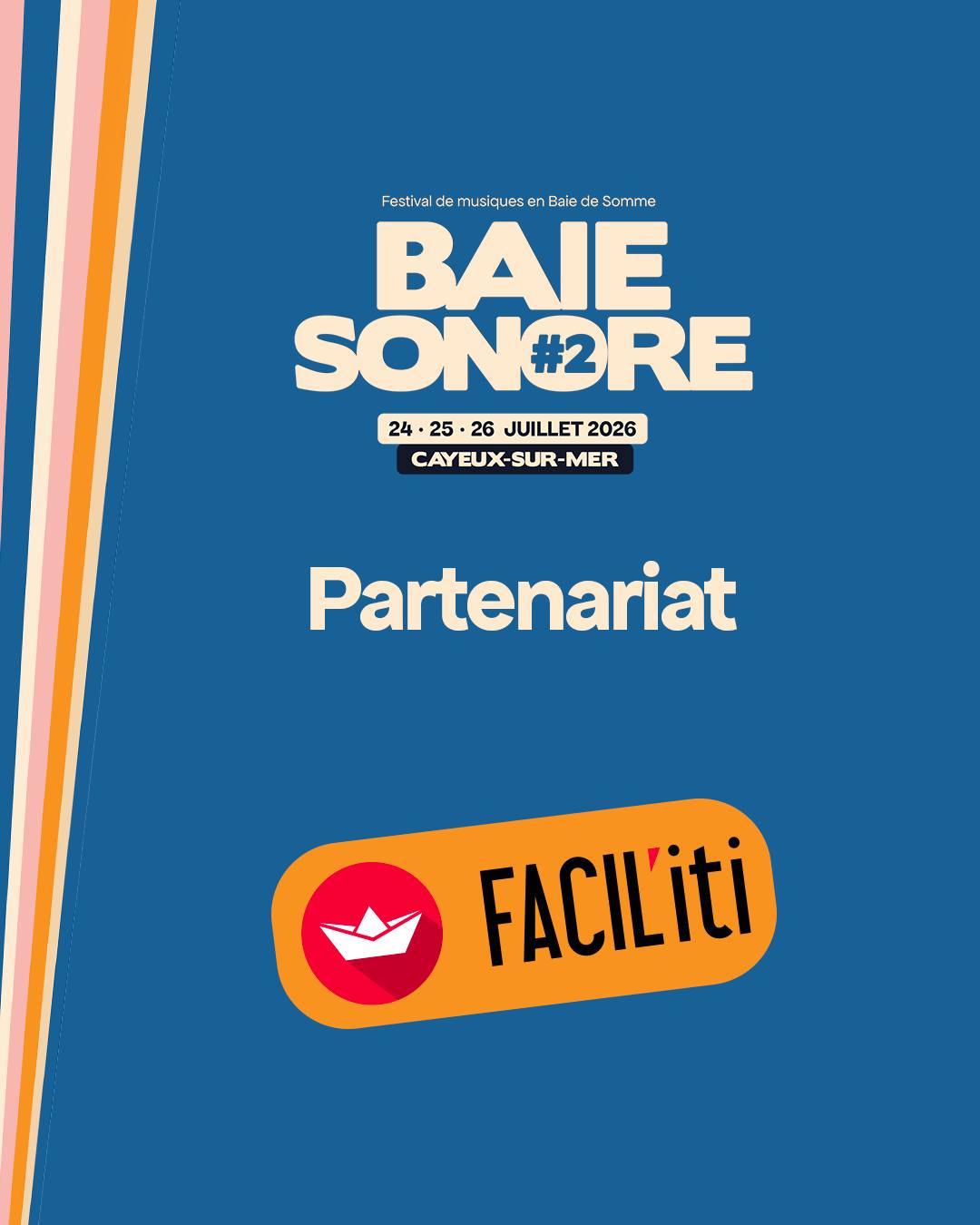 Pour la seconde édition du festival Baie Sonore, nous sommes fiers.es de vous annoncer notre collaboration avec @facil_iti , pionniers de l'inclusion numérique innovante. 🌐✨
Parce que la musique et la fête doivent être accessibles à tout le monde, Baie Sonore s'engage pour un numérique plus juste. Grâce à la solution brevetée de FACIL'iti, l'affichage de notre site web s'adapte désormais aux besoins de chacun.e. Inclusif, équitable et respectueux de l'environnement : une démarche qui nous ressemble ! ✅