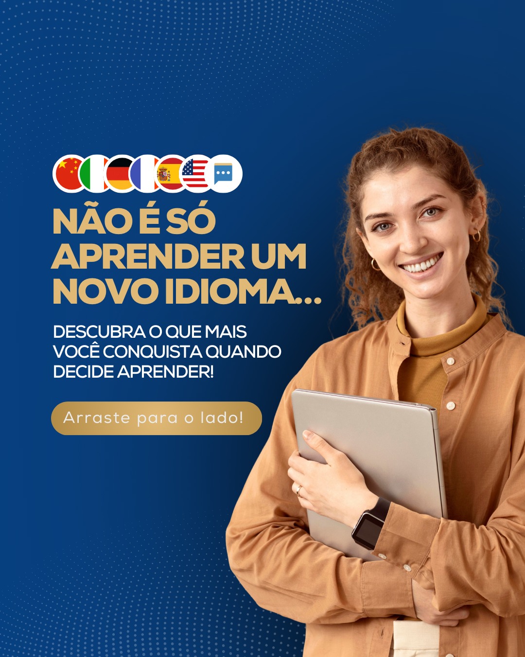 Não é só aprender um novo idioma… é abrir portas, fazer novas conexões e enxergar o mundo com outros olhos 🌍✨
Deslize o carrossel e entenda o que realmente muda quando você começa a estudar uma nova língua ➜
#AceleIdiomas #AprenderIdiomas #MundoSemFronteiras #NovasConexões