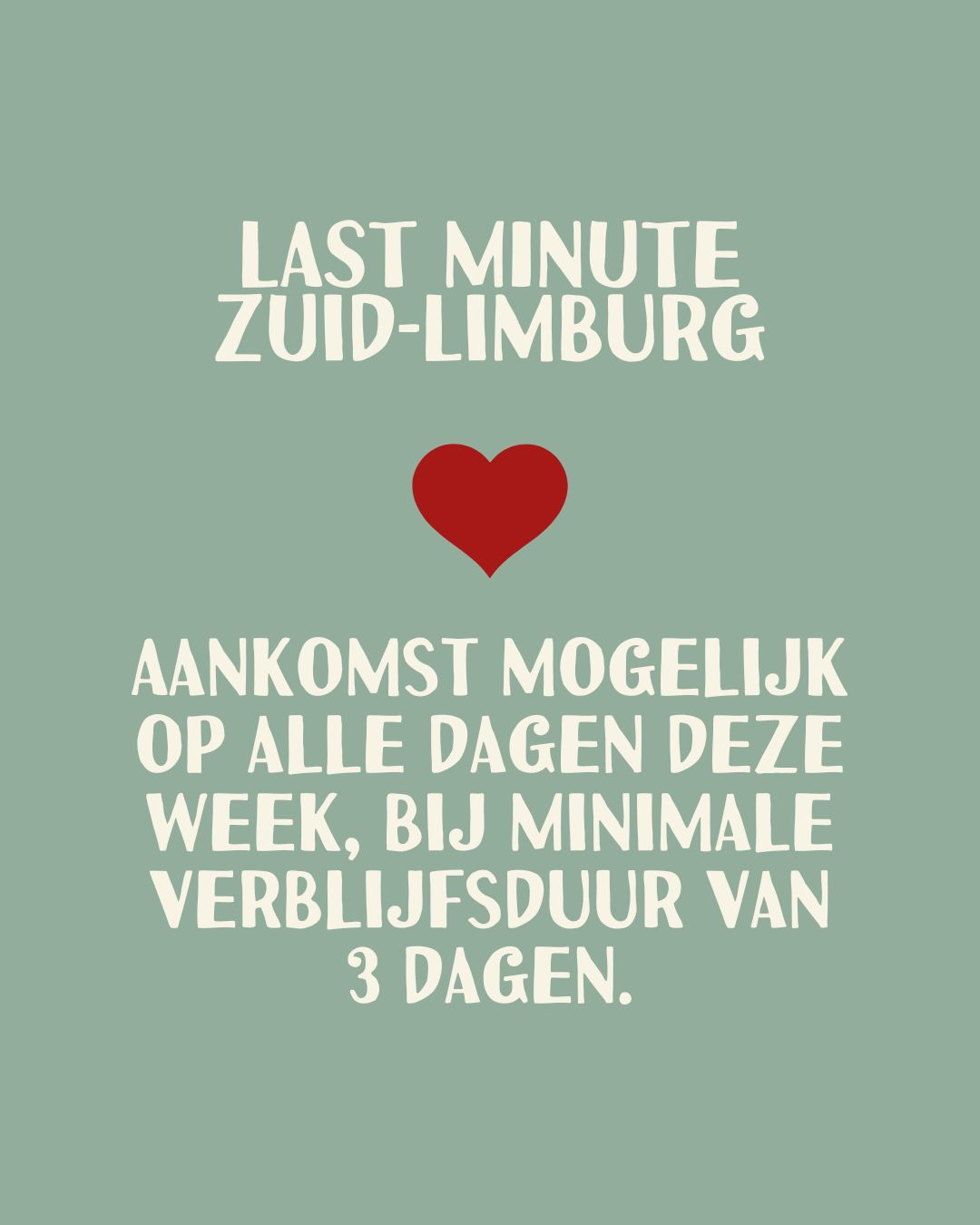 Kom deze week (t/m 2 maart) met heerlijk voorjaarsweertje ๐๐ทnog last minute verblijven in ons Bakhuis! Aankomst kan op alle dagen deze week, minimale verblijfsduur is 3 dagen! Ben er snel bij....het wordt namelijk heerlijk voorjaarsweer!
Check www.huiskenshof.nl of mail ilse@huiskenshof.nl
#lastminute #lastminutezuidlimburg #visitzuidlimburg #vakantiehuiszuidlimburg #vakantiewoning