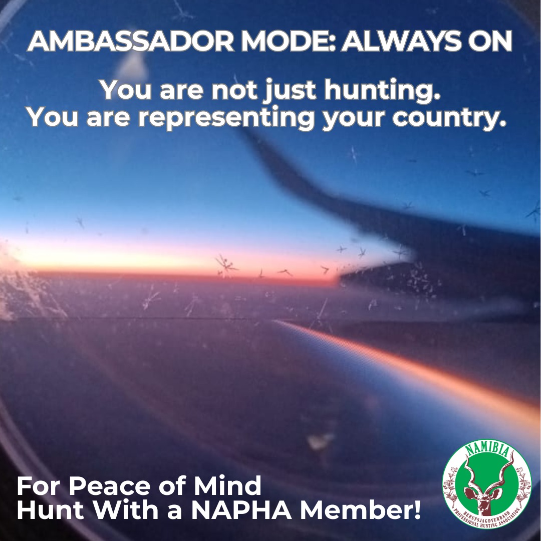 ✈️🌍 Ambassador Mode: Always On
When you travel to hunt, you are doing more than pursuing a trophy. You are representing your country, your values, and the future of conservation.
For professionalism, ethics and peace of mind — hunt with a recognised professional.
#AmbassadorMode #HuntResponsibly #EthicalHunting #Conservation #ProfessionalHunters #LeadByExample