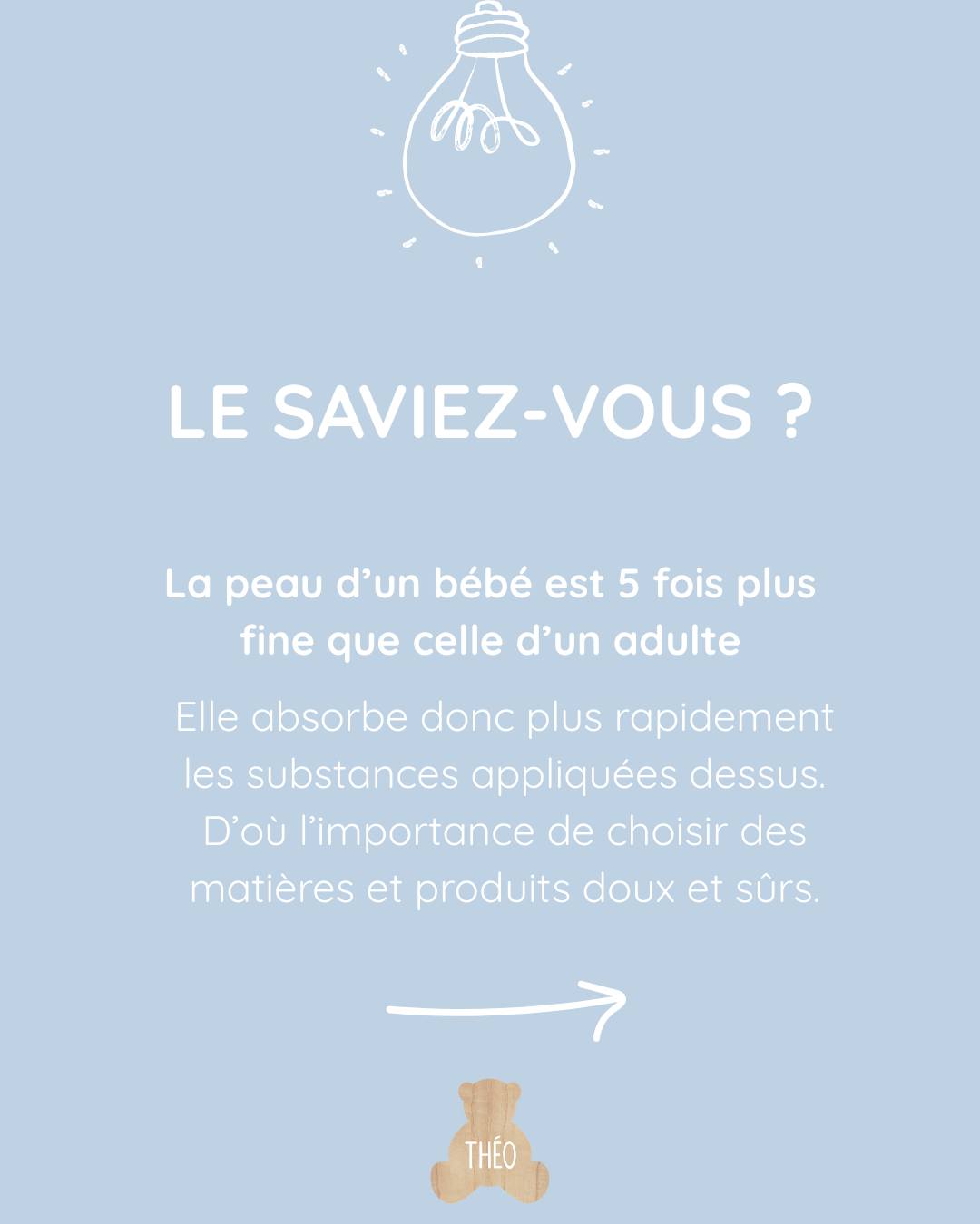 Saviez-vous que la peau d’un bébé est jusqu’à 5 fois plus fine que celle d’un adulte ?
Elle est plus perméable, plus fragile… et donc plus sensible à ce qui l’entoure.
C’est pour cela que le choix des matières est essentiel 🌿
Chez Théo Bébé, nous sélectionnons des matériaux naturels et rigoureusement contrôlés.
Nos meubles affichent un taux de formaldéhyde très inférieur aux normes en vigueur, afin d’offrir à votre enfant un environnement plus sain et plus sûr.
Parce que la qualité ne se voit pas toujours… mais elle protège chaque jour.
Chez Théo Bébé, chaque détail est pensé pour son bien-être
#chambre #mobilierbebe #designfrançais #momlife #sommeilbebe #designdurable #litevolutif #chambreBebe #chambrebebe #rotin #bienetrebebe #mobilierdurable #theobebe #écorésponsable #litenfant #conseilparent