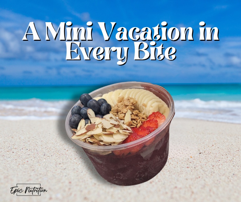 February might be cold…
But our Acai Bowls are bringing the TROPICAL vibes 🥥🌴✨
Close your eyes.
Take a bite.
Pretend you’re somewhere warm ☀️
Sweet acai base
Fresh strawberries & bananas
Granola crunch
Your favorite BONUS toppings
Drizzled to perfection
Cold outside. EPIC inside. 💜
Come warm your mood with a bowl today!